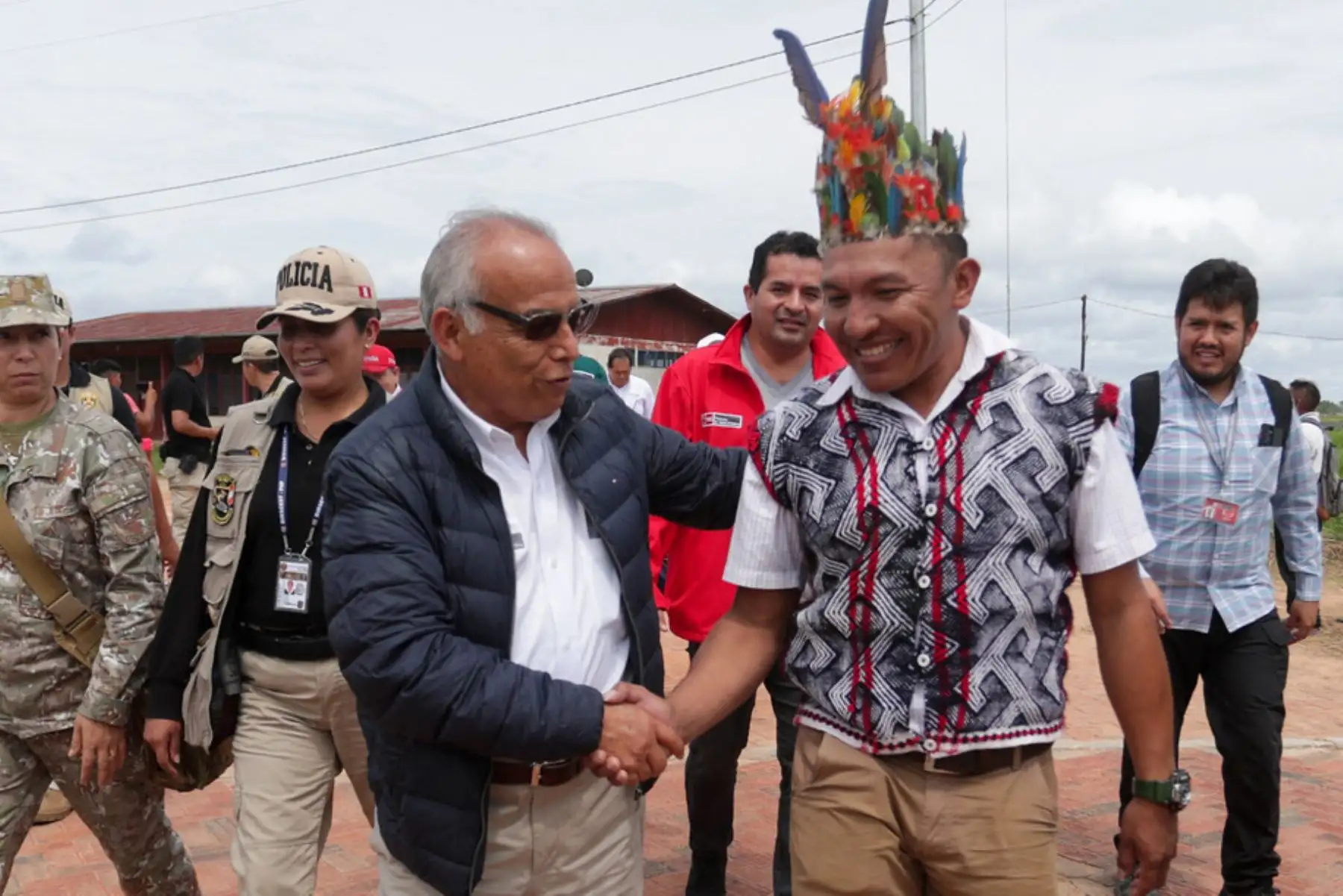 El premier Aníbal Torres y ministros de Estado llegan a la provincia de Purús (Ucayali), donde sostendrán una reunión de trabajo con autoridades locales y dialogarán con la población local para atender sus necesidades. Foto: PCM