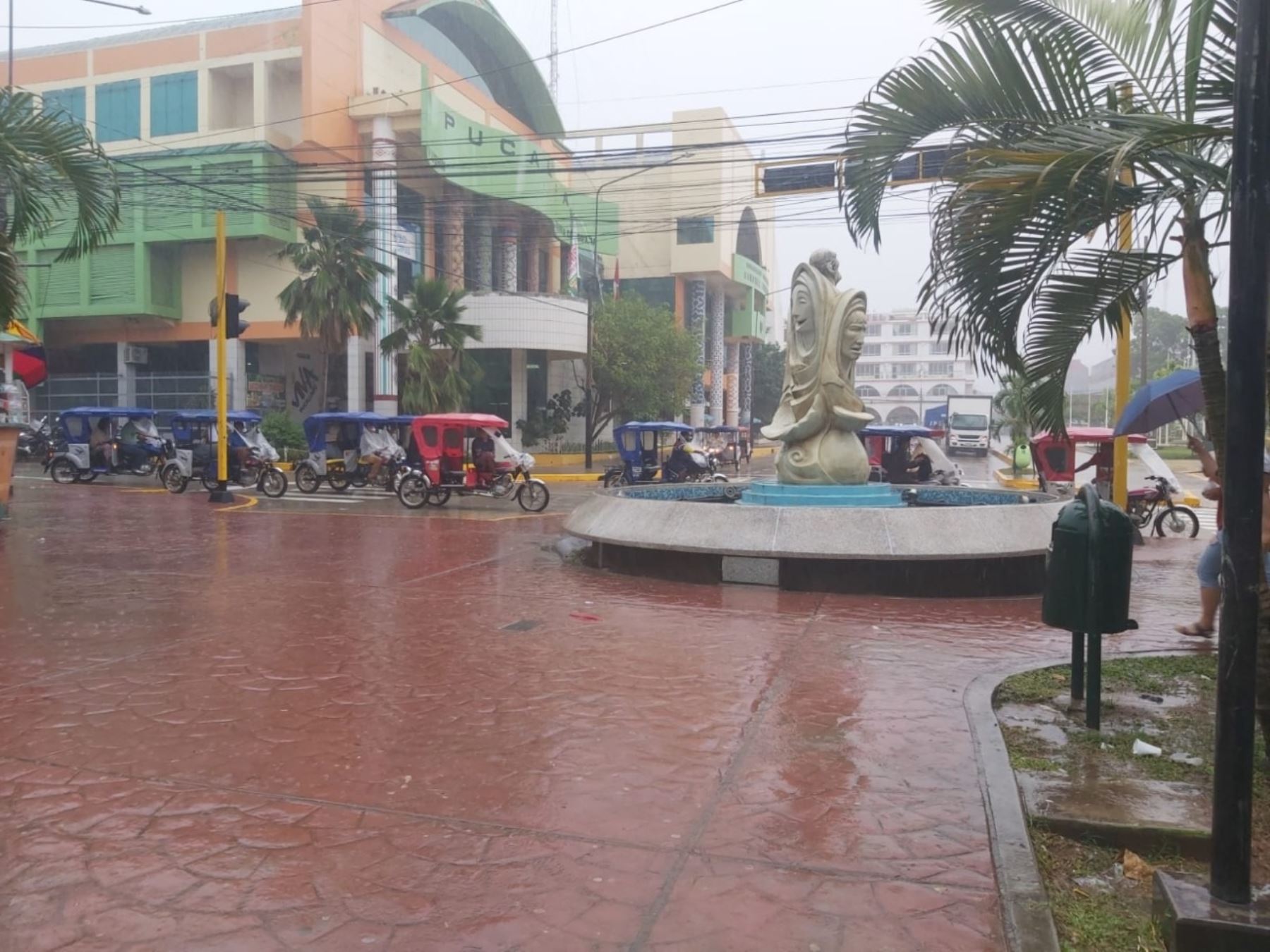 Desde hoy las cuatro provincias de Ucayali soportarán lluvias intensas y vientos fuertes de más de 40 kilómetros por hora a causa del periodo de friaje que afecta a la Selva. Foto: Martha Zacarías