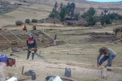 Construcción de cobertizos y fitotoldos. Foto: Cortesía.