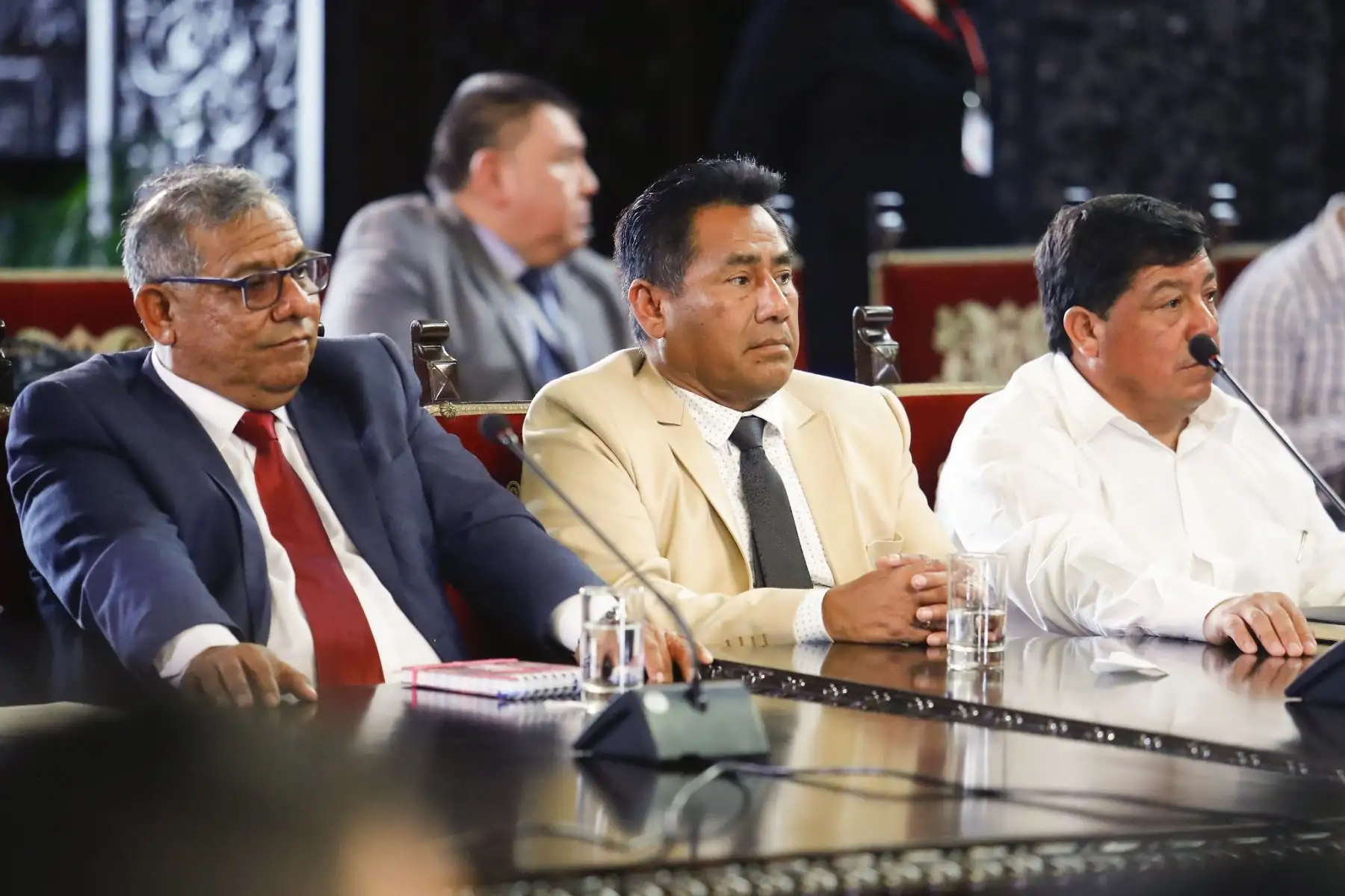 El presidente de la República, Pedro Castillo, se reunió con alcaldes electos de la región Piura, en Palacio de Gobierno. Foto: ANDINA/Prensa Presidencia