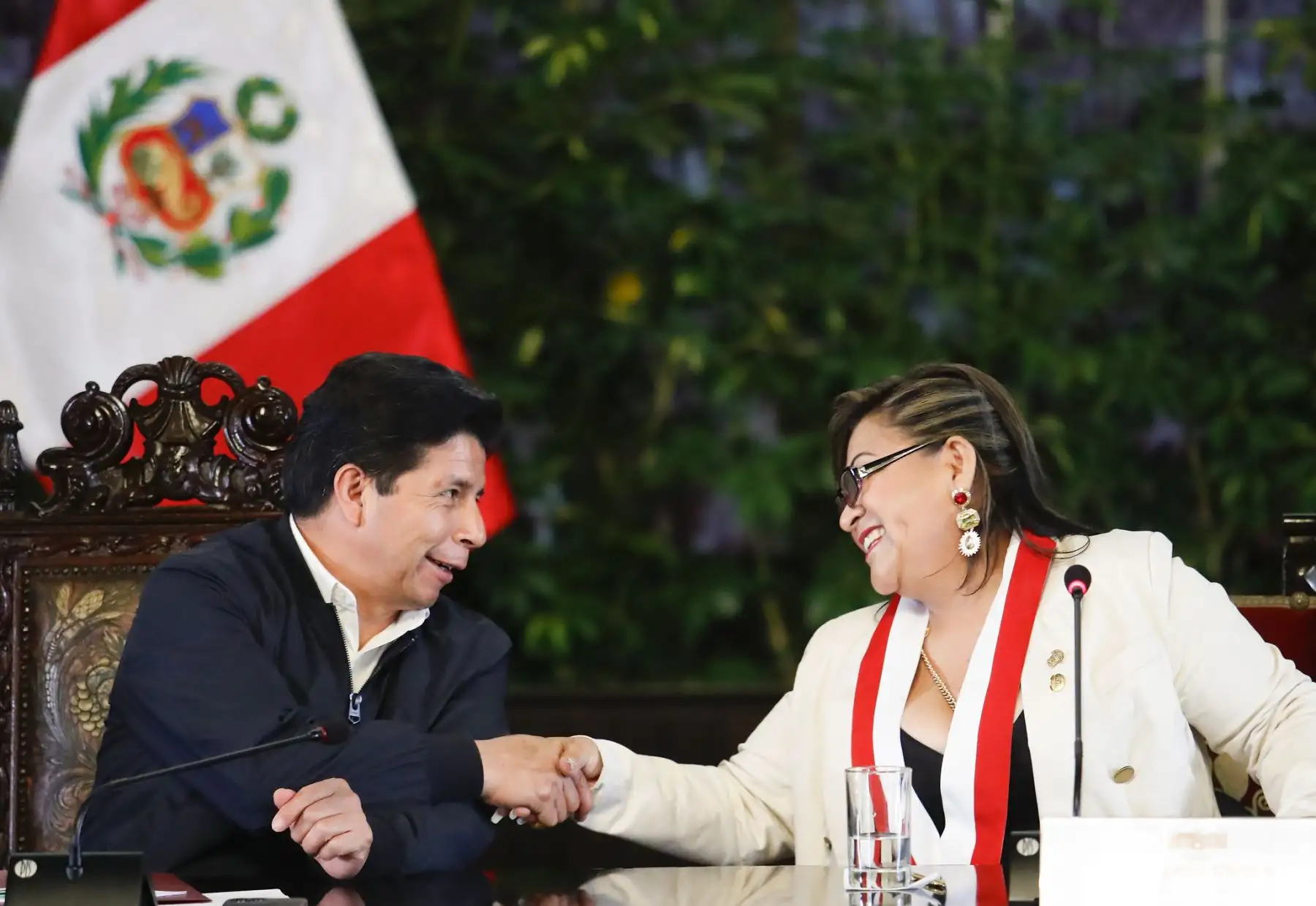 El presidente de la República, Pedro Castillo, se reunió con alcaldes electos de la región Piura, en Palacio de Gobierno. Foto: ANDINA/Prensa Presidencia