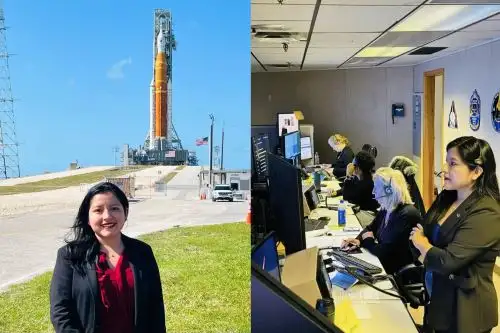 El trabajo de Rosa Ávalos-Warren consta en hacer posible la comunicación constante con los astronautas.
