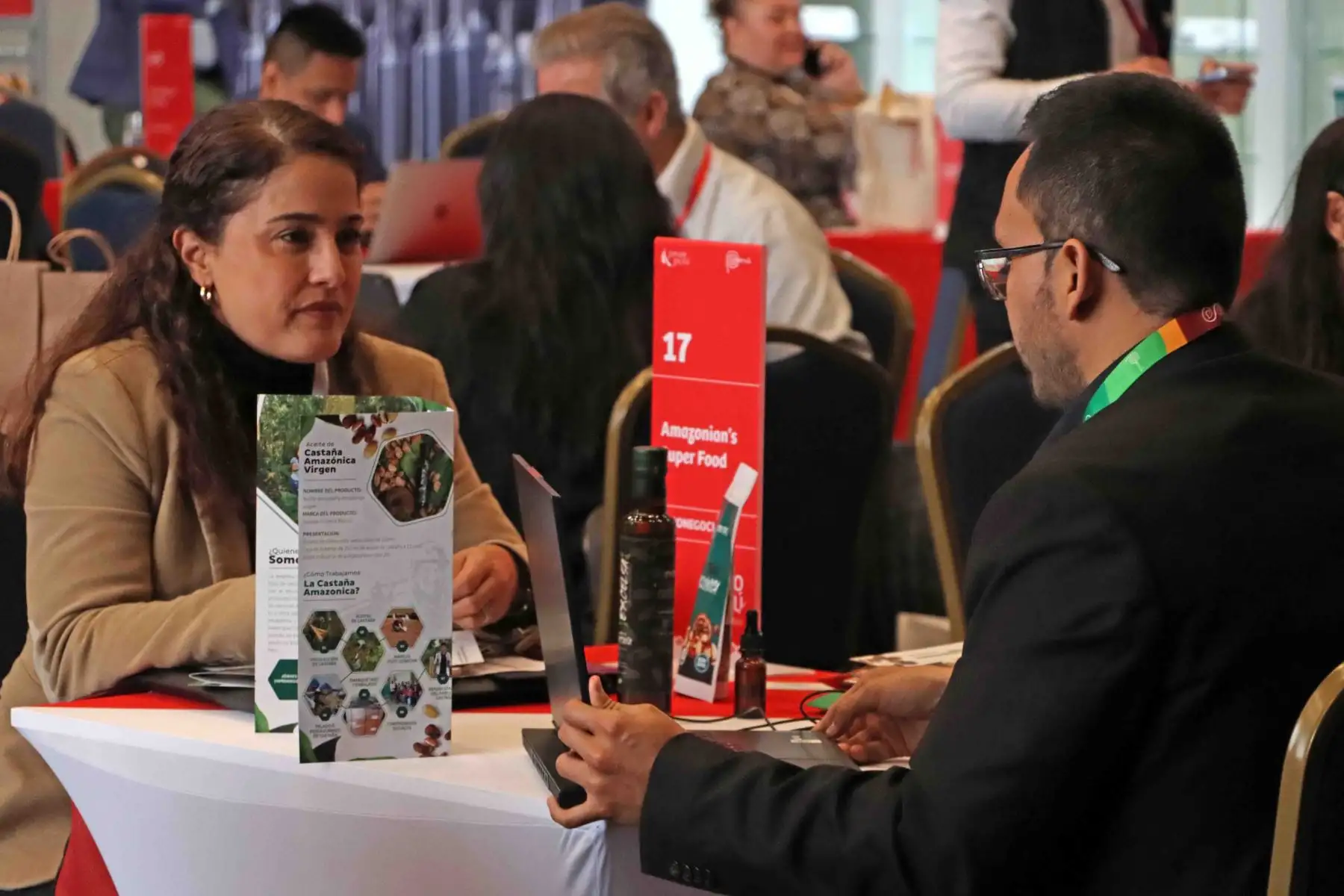 Se inauguró la Expo Perú Latinoamérica Colombia 2022 en la ciudad de Bogotá, con la participación del ministro de Comercio Exterior y Turismo, Roberto Sánchez, y la presidenta ejecutiva de Promperú, Amora Carbajal. Foto: ANDINA/Daniel Bracamonte