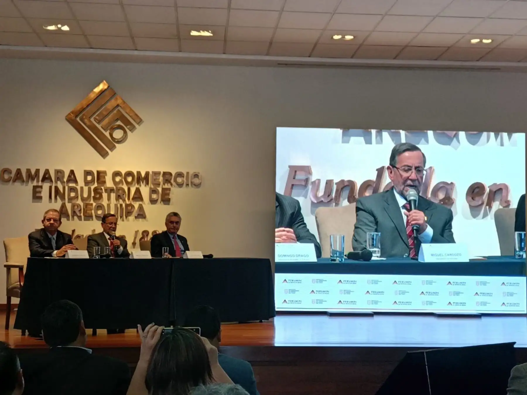 Confirman organización del certamen Perumin 36° Convención Minera para el 2023 que se realizará en la ciudad de Arequipa. ANDINA/Difusión