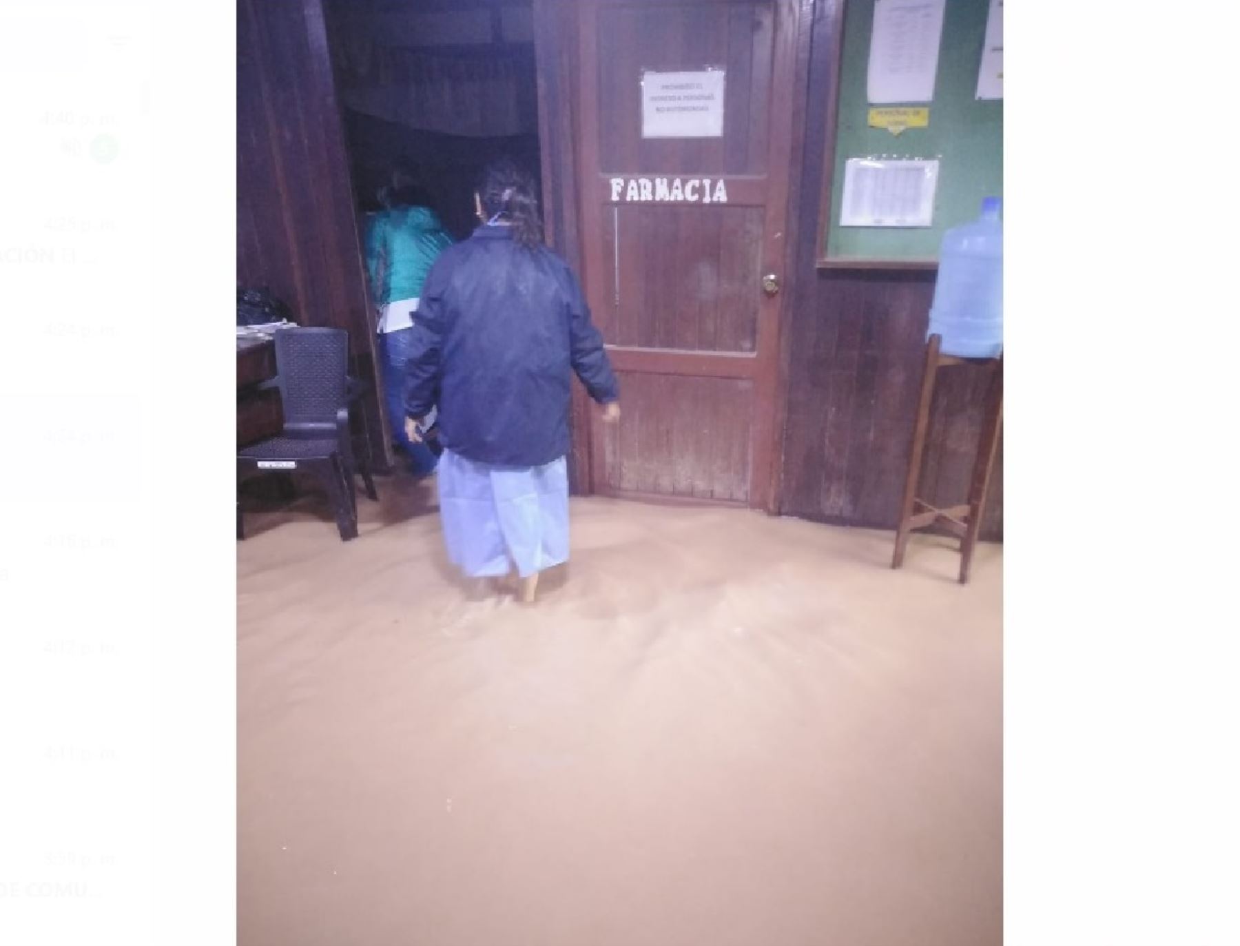 Lluvias intensas en provincia de Coronel Portillo, región Ucayali, causan daños en diversos establecimientos de salud.