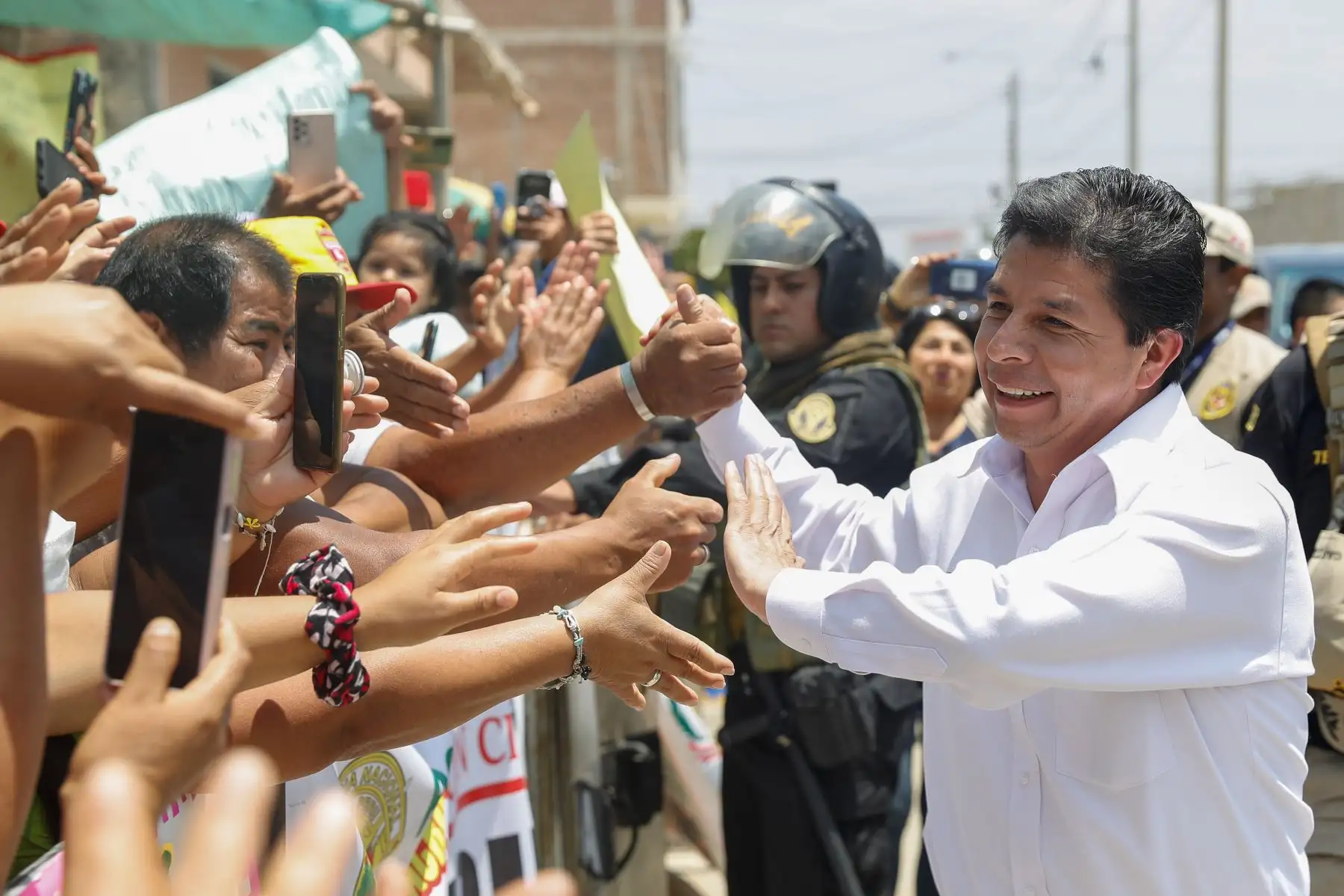 Presidente Pedro Castillo inaugura el Centro de Educación Básica Alternativa – CEBA San Juan, en la región Lambayeque.Foto: ANDINA/Prensa Presidencia