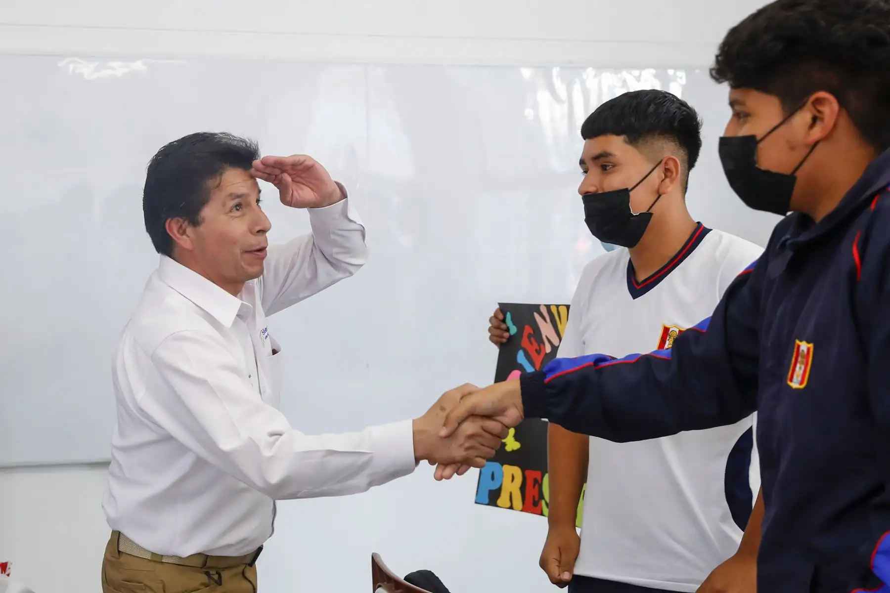 Presidente Pedro Castillo inaugura el Centro de Educación Básica Alternativa – CEBA San Juan, en la región Lambayeque.Foto: ANDINA/Prensa Presidencia