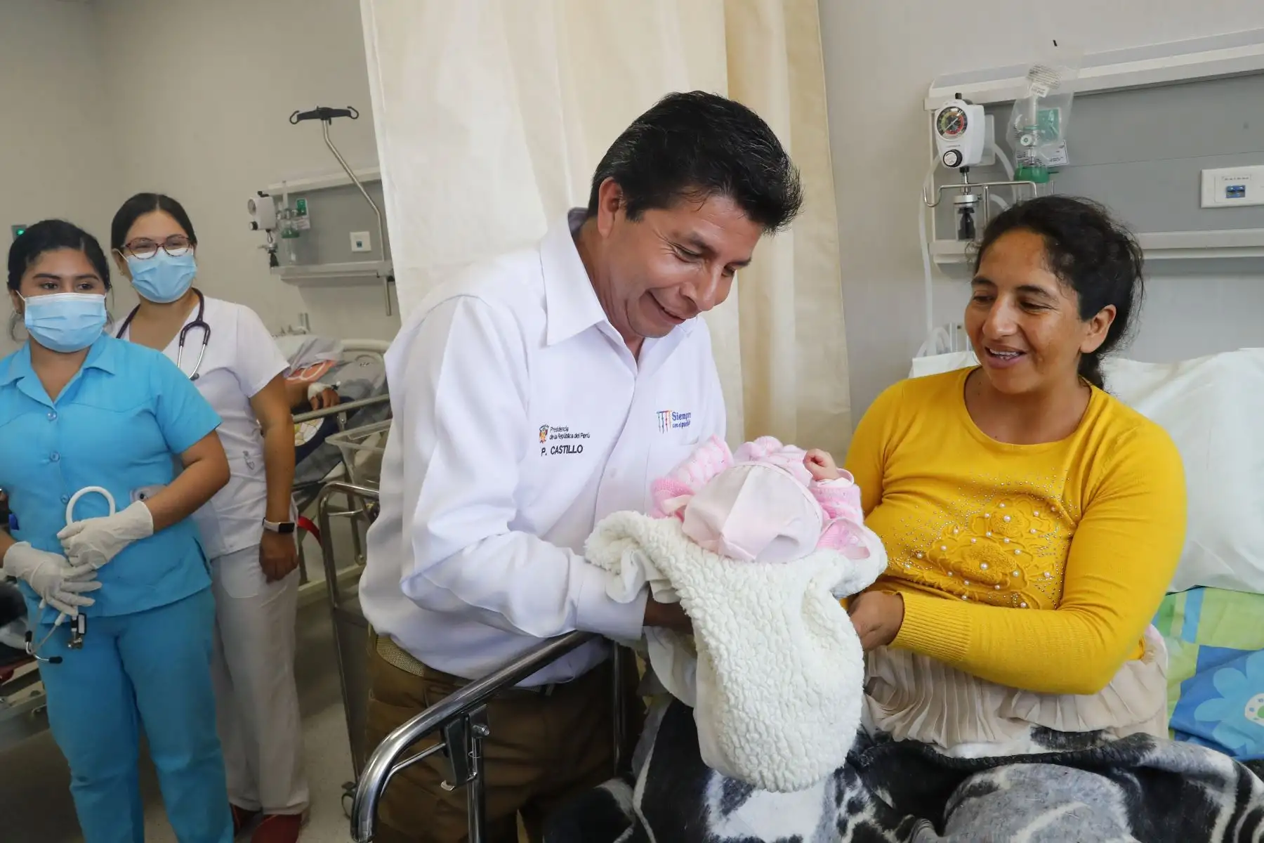 Presidente Pedro Castillo inaugura el Centro de Salud Pósope Alto I-3, en el distrito de Pátapo, región Lambayeque.

Foto: ANDINA/Prensa Presidencia