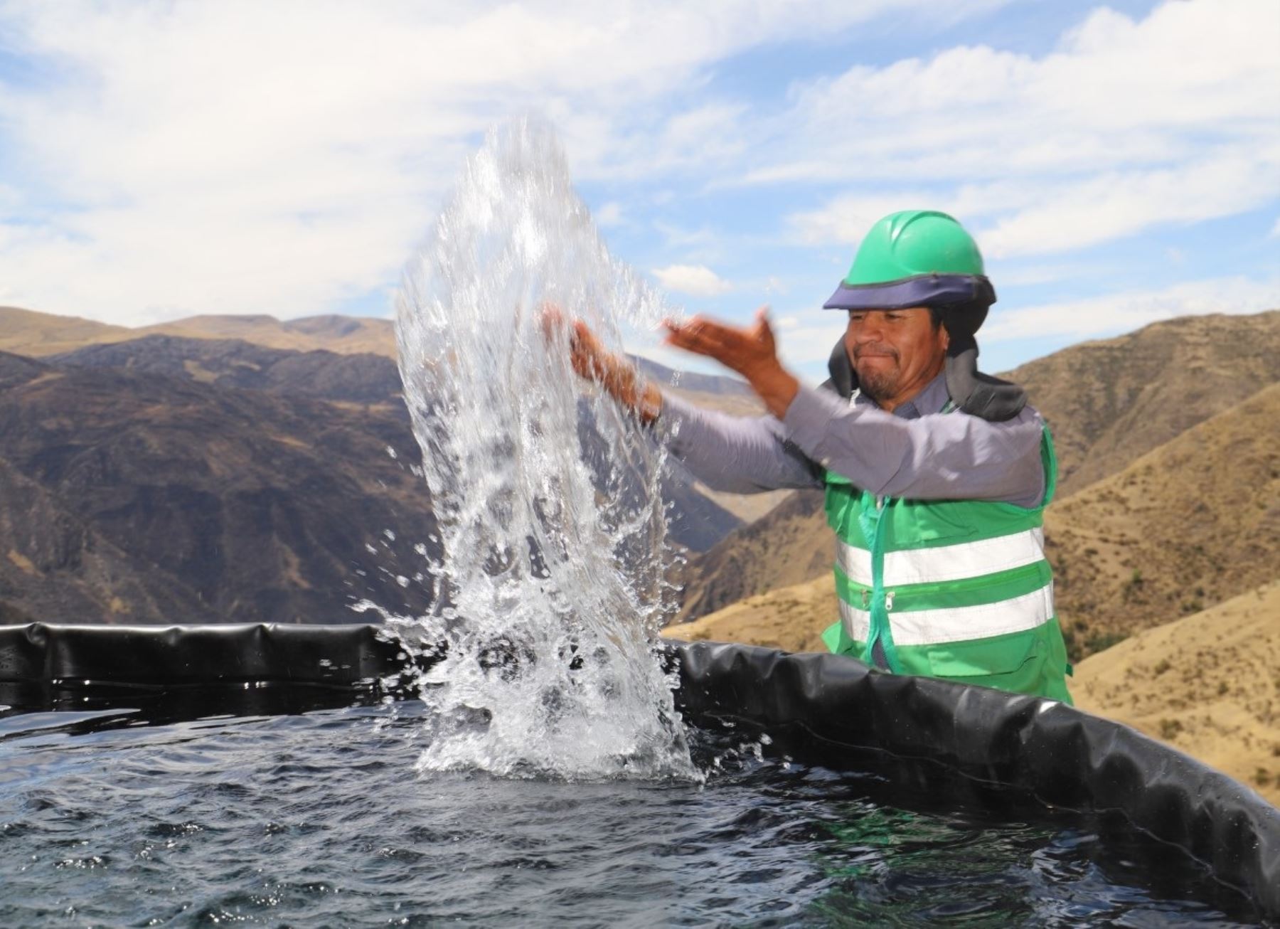 Un novedoso proyecto se impulsa en Cusco y busca asegurar el abastecimiento de agua para riego de campos de cultivo ante la ausencia de lluvias que afecta a esa región. ANDINA/Difusión