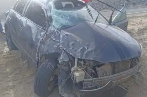 El vehículo siniestrado de placa 74A-117 se desplazaba por la carretera Panamericana Norte.