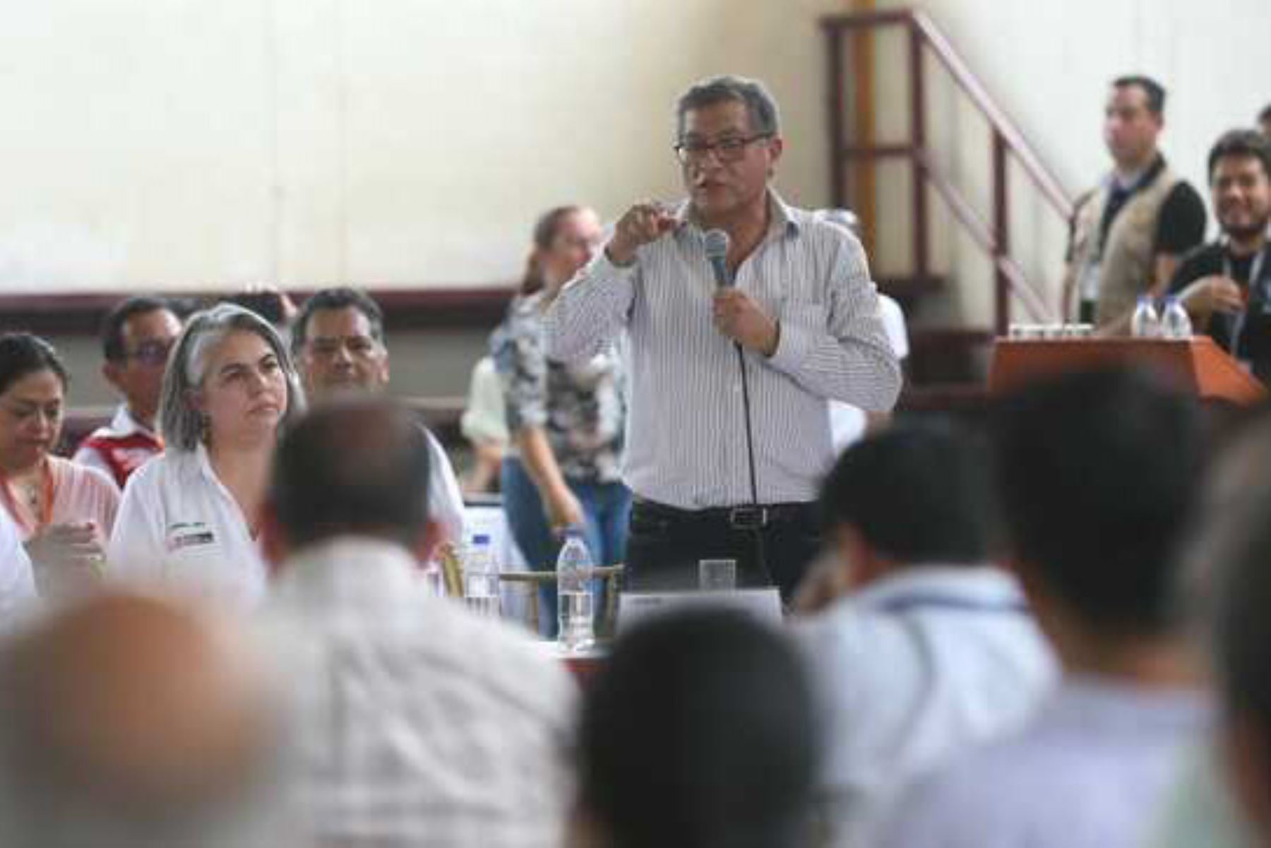 El ministro de Educación, Rosendo Serna, participó en el Muni Ejecutivo, celebrado en la ciudad de Tarapoto.