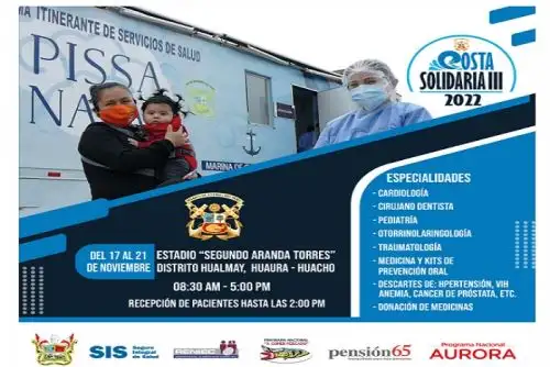 Además, se contará con la disponibilidad de una ambulancia y un helicóptero para efectuar evacuaciones aeromédicas en caso de emergencia.