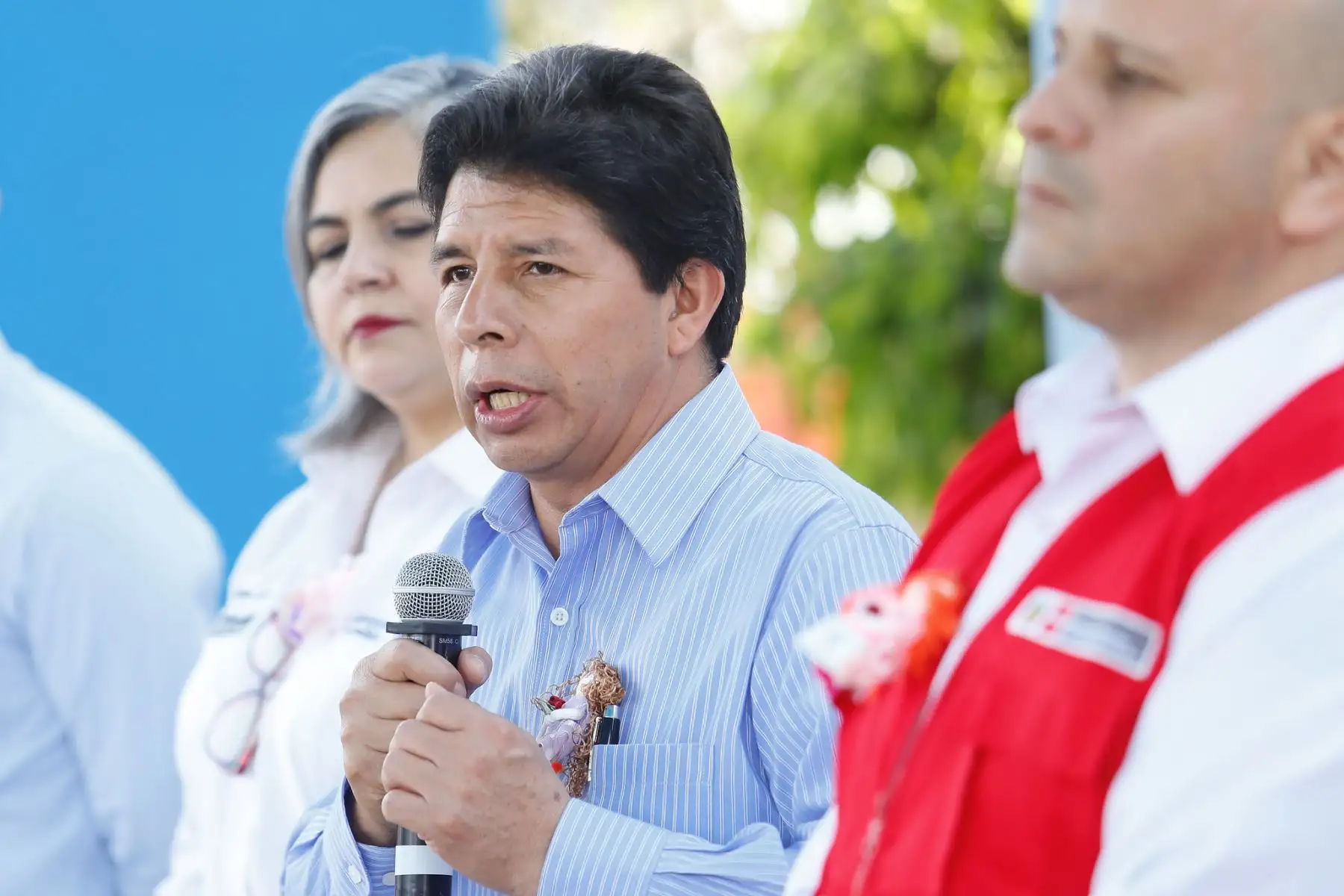 Presidente de la República, Pedro Castillo, lidera ceremonia de conexión del servicio de gas natural número millón y medio en Lima y Callao. Foto: ANDINA/Prensa Presidencia