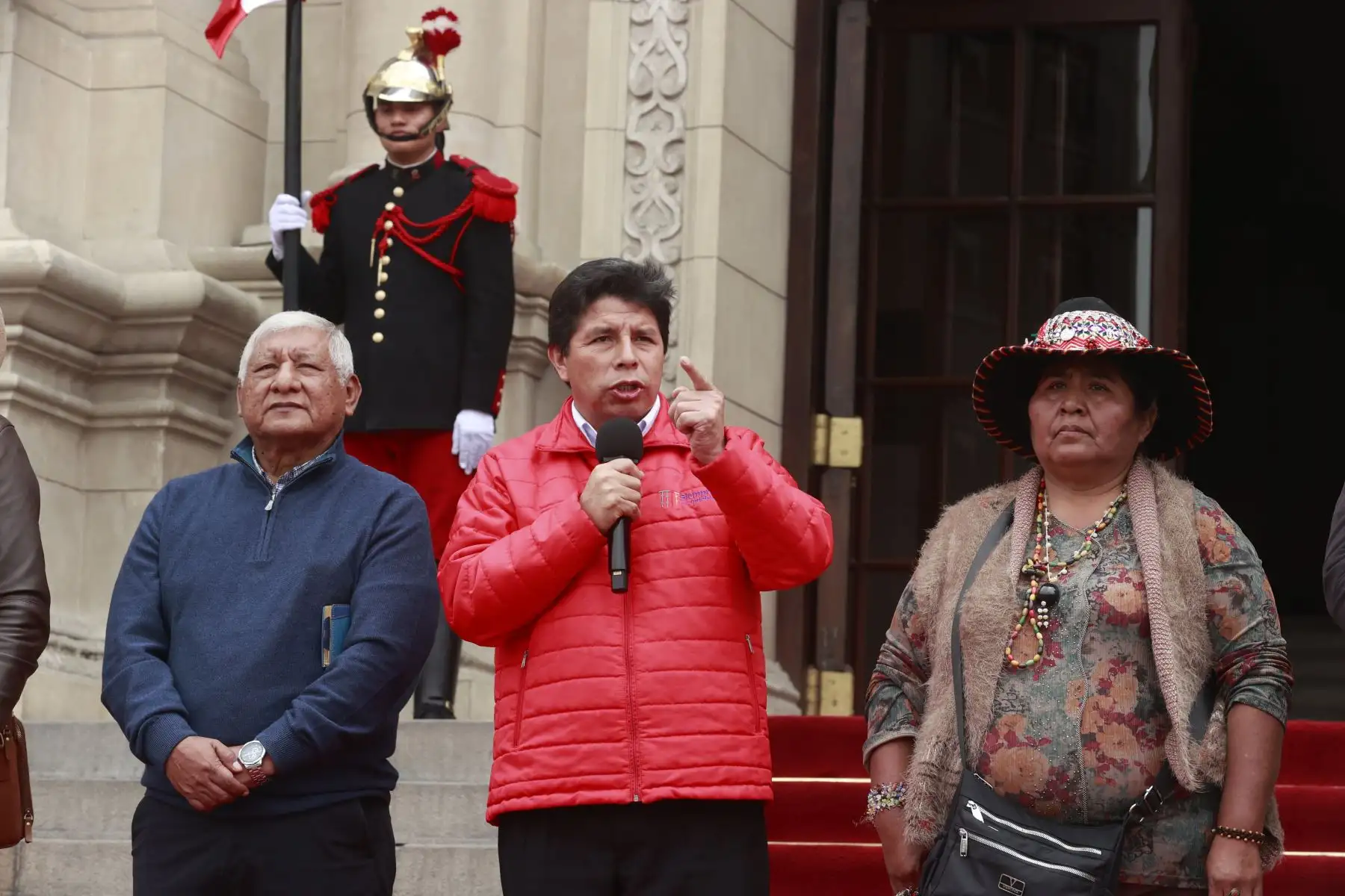 Presidente Pedro Castillo sostuvo encuentro con representantes de la Asamblea Nacional de los Pueblos del Perú. Foto: ANDINA/Presidencia Perú