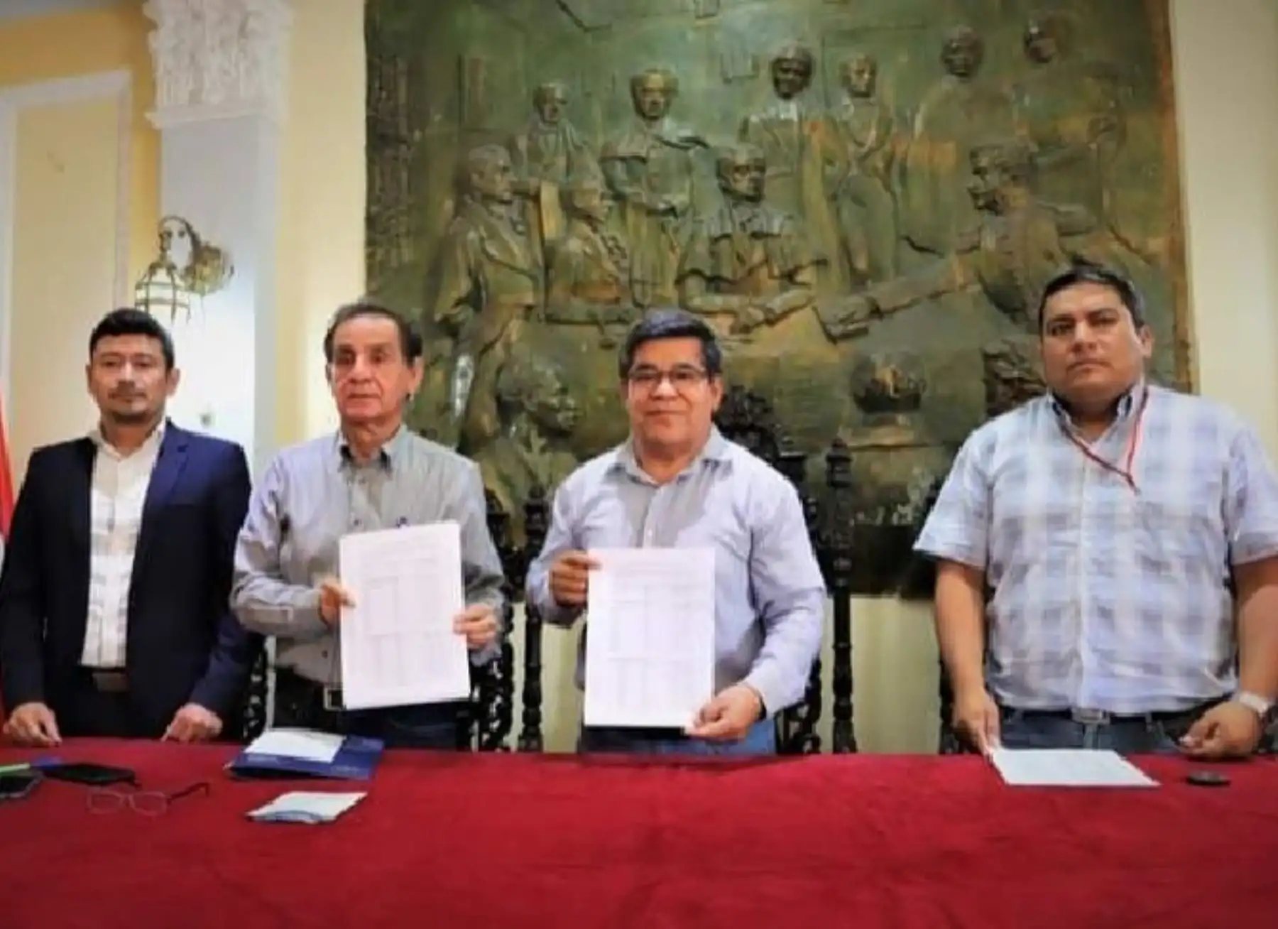 Se instala comisión de transferencia en la municipalidad provincial de Lambayeque. ANDINA/Difusión