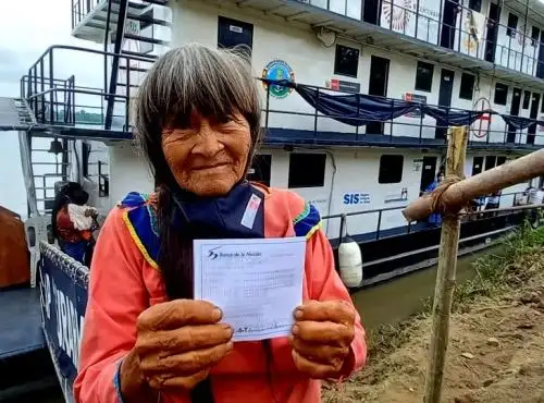 Más de 228,000 pobladores de las regiones de Amazonas, Loreto, San Martín y Ucayali, que viven en situación de vulnerabilidad, han cobrado su Bono Alimentario, informó el Midis. Foto: ANDINA/difusión.