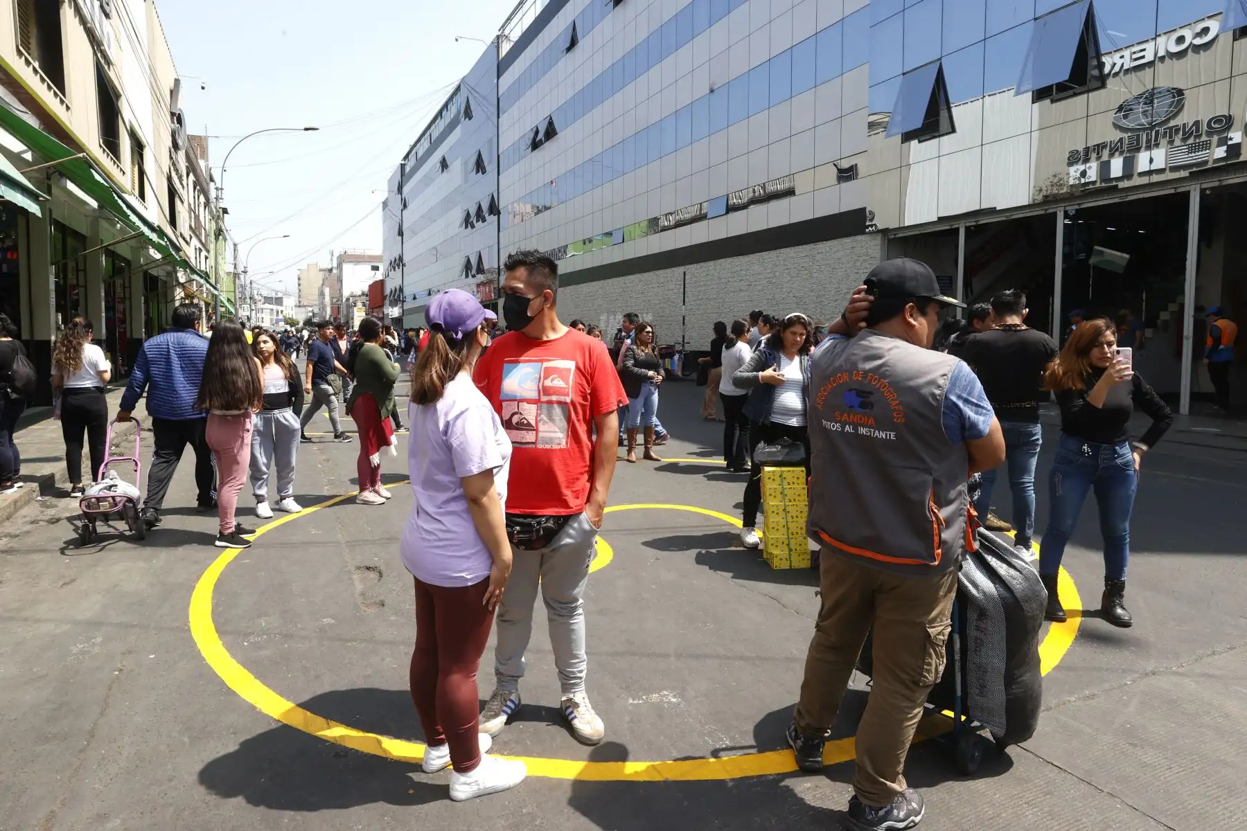 Más de 100 personas entre comerciantes, brigadas de seguridad y personal operativo de la Municipalidad de Lima participarán del simulacro multipeligro en el conglomerado del Triángulo Grau.Foto: ANDINA/Vidal Tarqui