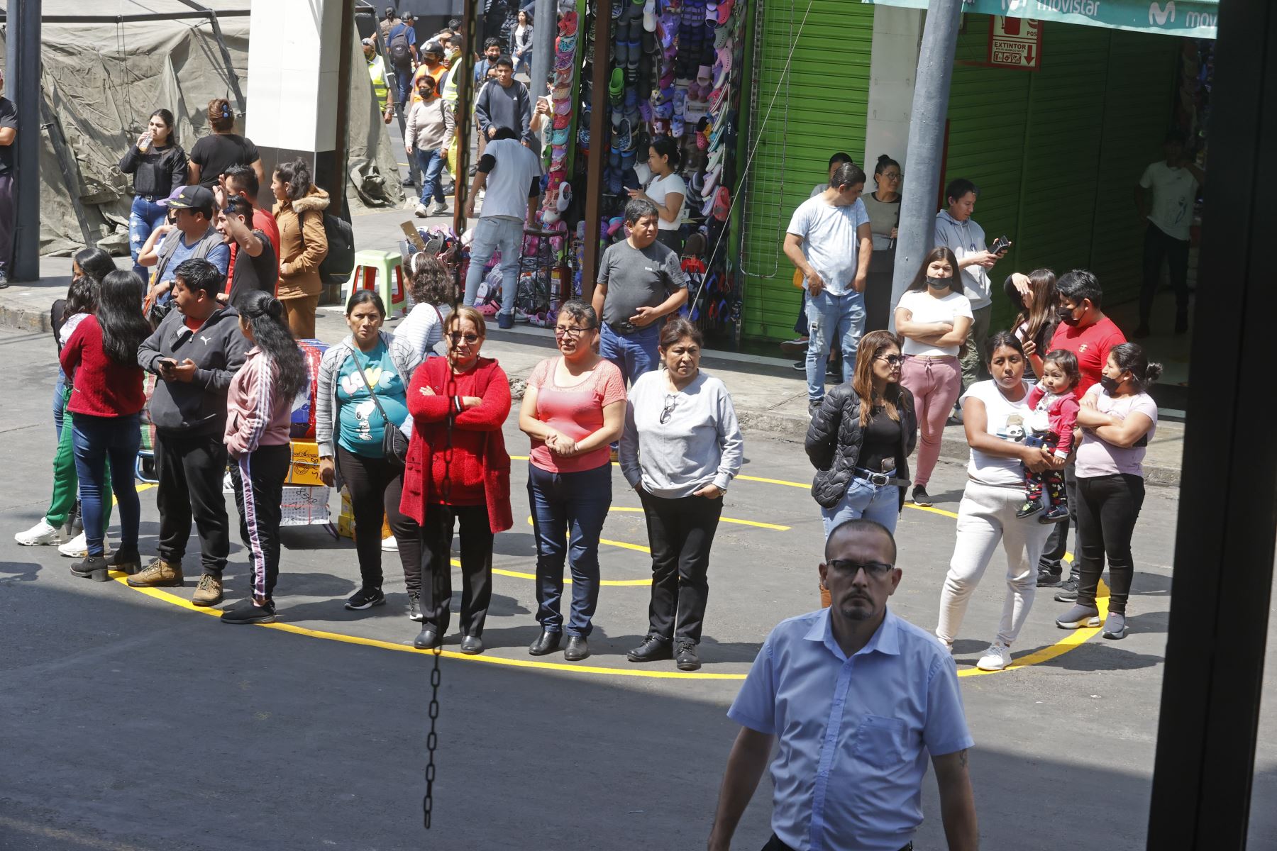 Más de 100 personas entre comerciantes, brigadas de seguridad y personal operativo de la Municipalidad de Lima participarán del simulacro multipeligro en el conglomerado del Triángulo Grau.Foto: ANDINA/Vidal Tarqui