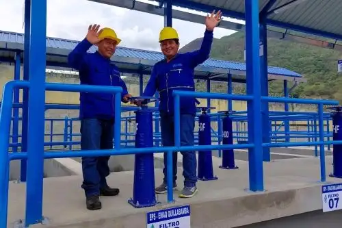 Nueva planta de tratamiento de agua potable en Quillabamba, región Cusco. Foto: Otass/Difusión
