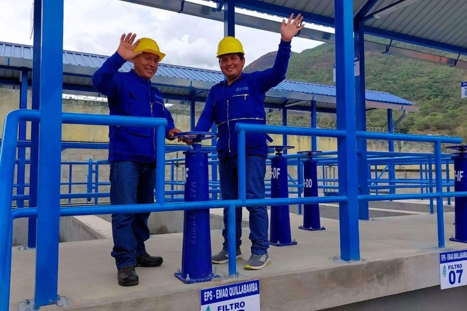 Nueva planta de tratamiento de agua potable en Quillabamba, región Cusco. Foto: Otass/Difusión