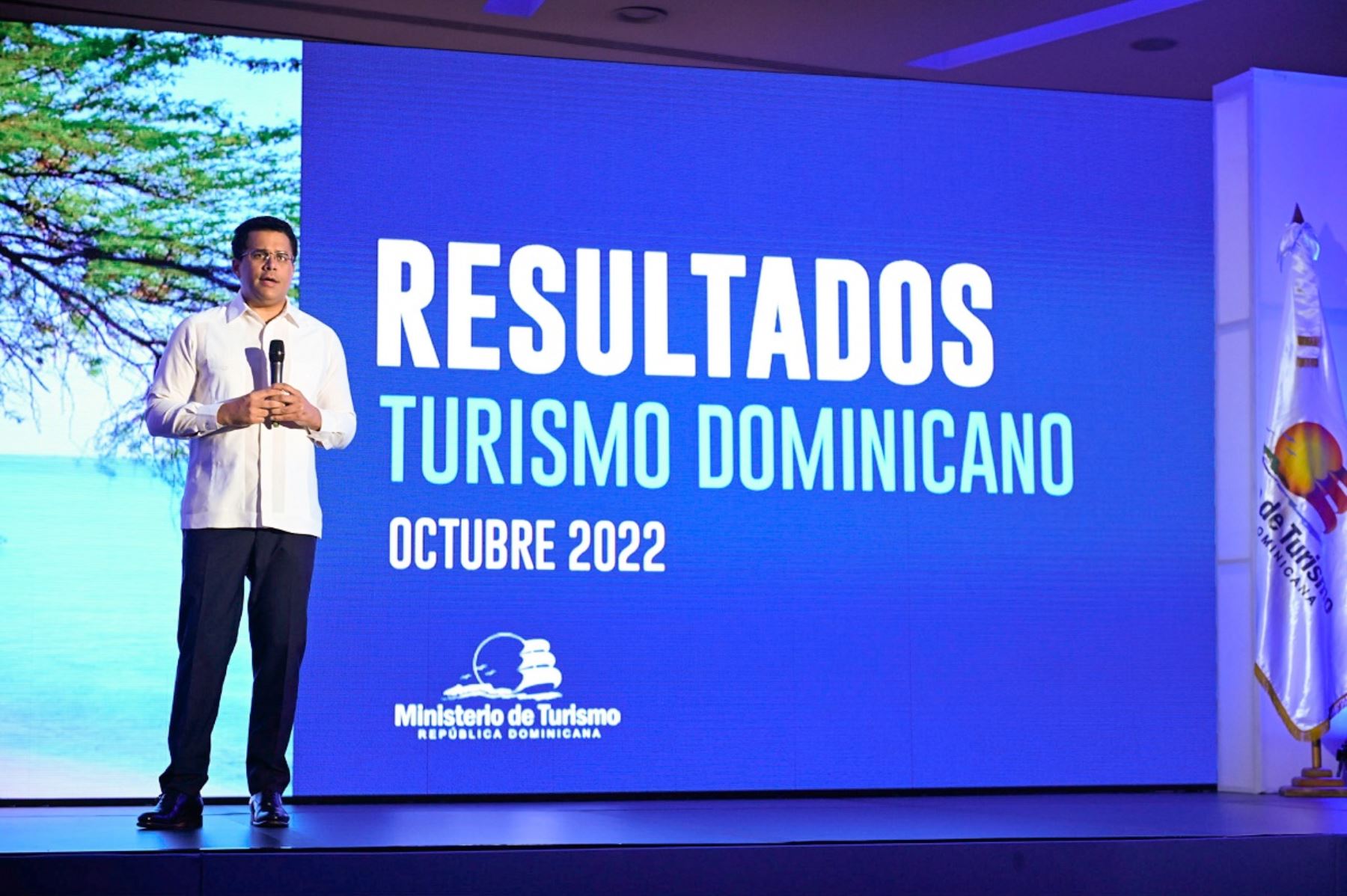 Presentación de resultados de la actividad turística en República Dominicana. Foto: Cortesía.