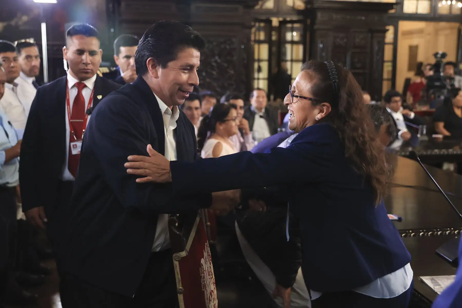 Jefe de Estado, Pedro Castillo Terrones, sostiene encuentro con alcaldes electos de Lima Provincias. Foto: ANDINA/Prensa Presidencia