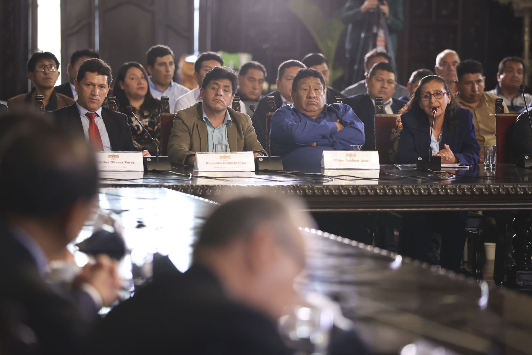 Jefe de Estado, Pedro Castillo Terrones, sostiene encuentro con alcaldes electos de Lima Provincias. Foto: ANDINA/Prensa Presidencia