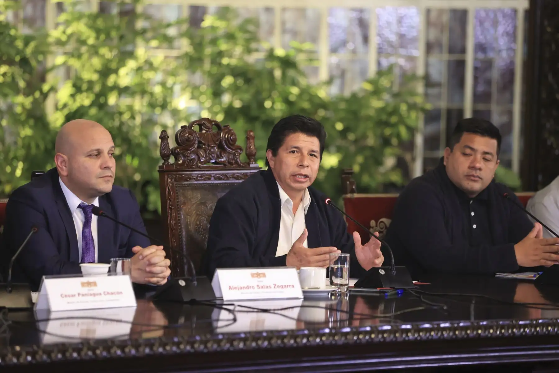 Jefe de Estado, Pedro Castillo Terrones, sostiene encuentro con alcaldes electos de Lima Provincias. Foto: ANDINA/Prensa Presidencia