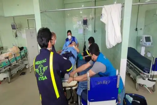 En lo que va del año, la SaludPol ha asistido a la familia policial realizando 86 traslados en ambulancias aéreas para casos de emergencias a escala regional.