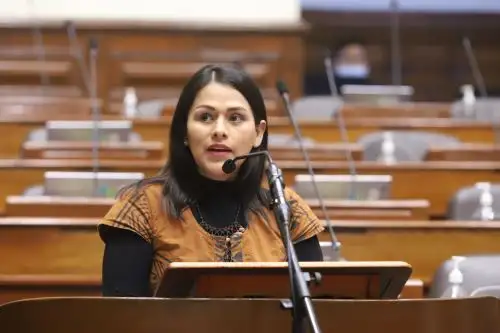 Silvana Robles, congresista vocera de Nueva Constitución Socialista. ANDINA/Difusión