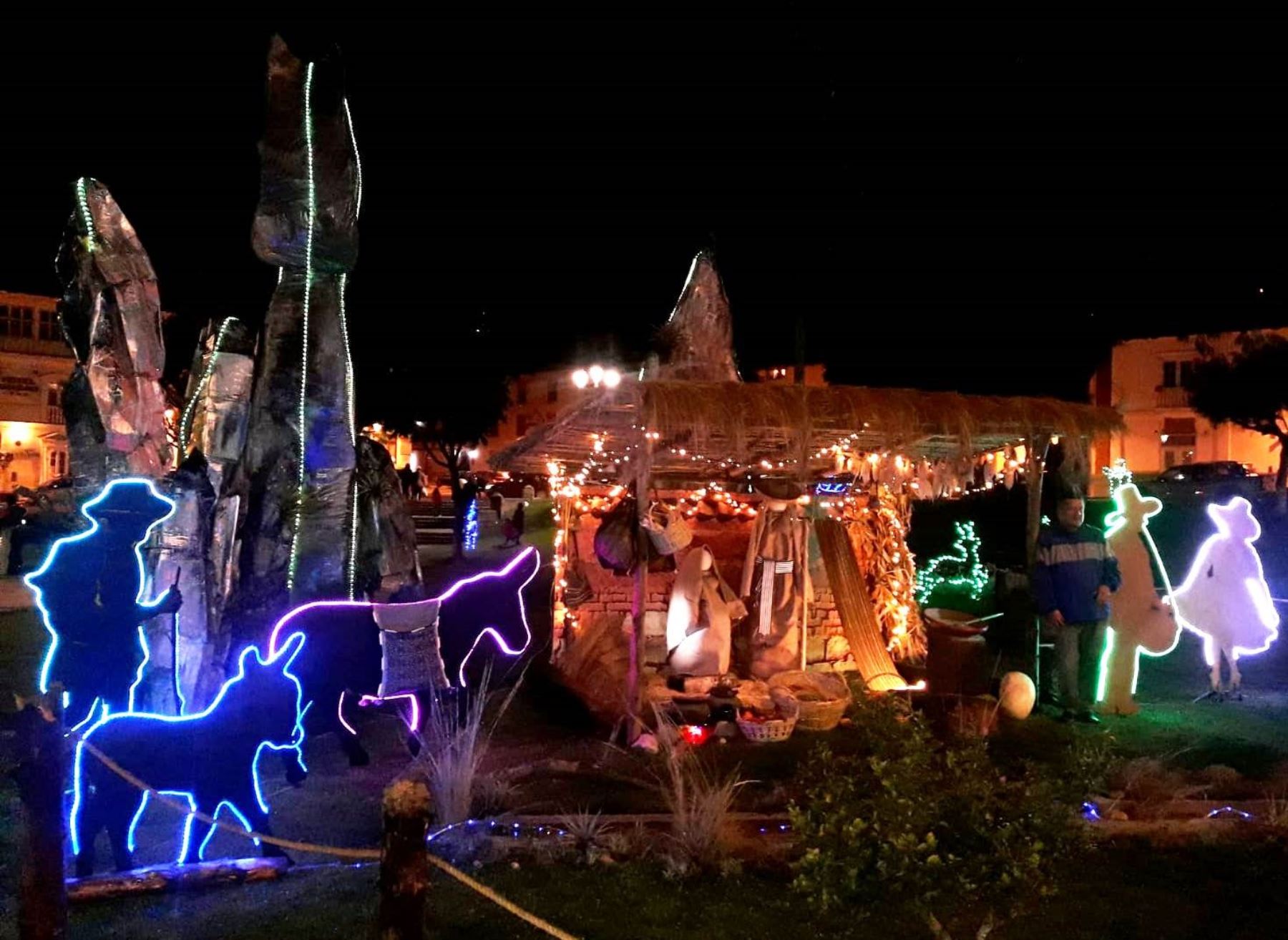 La plaza de Armas de Cajamarca se iluminará con motivos navideños por fiestas de fin de año a partir de este domingo 4 de diciembre. Foto: ANDINA/difusión.