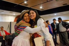 La ministra de Cultura, Silvana Robles, resaltó la ardua labor que se realiza en beneficio de los pueblos indígenas y originarios del país. Foto: Mincul