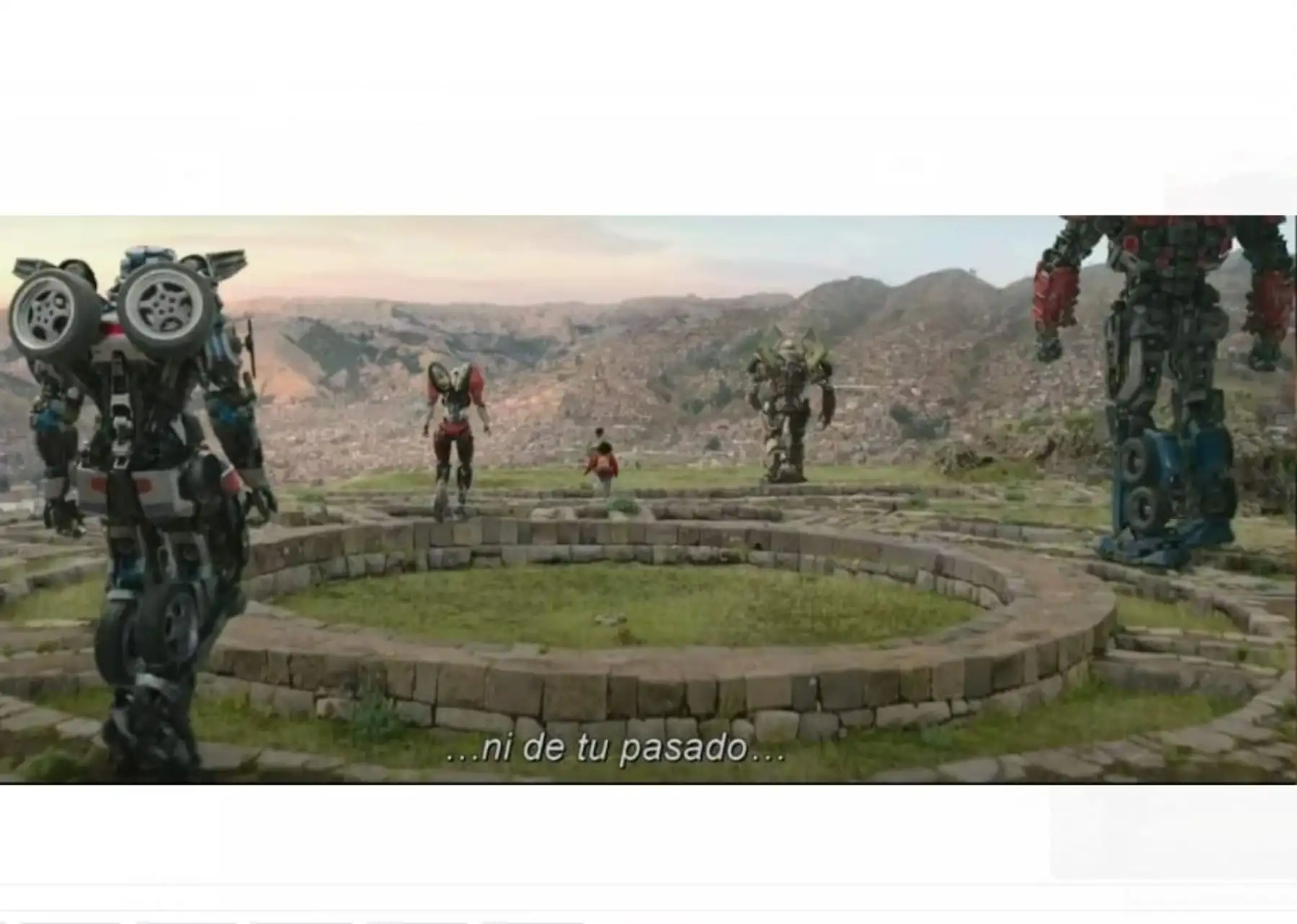 Cusqueños felices por el estreno del tráiler de la película Transformers: el despertar de las bestias que filmó escenas en Cusco, Machu Picchu, Sacsayhuamán y otros escenarios de esta región.