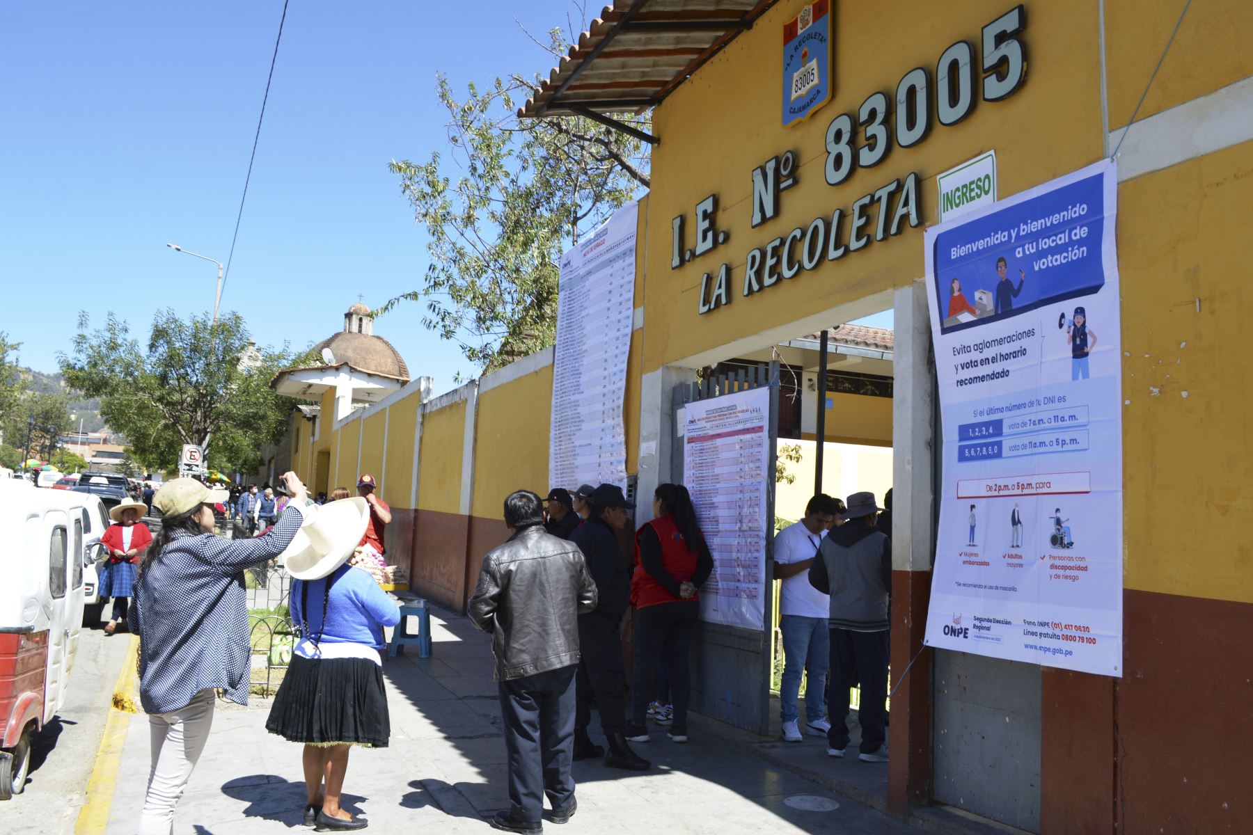 Desarrollo de elecciones regionales en Cajamarca.

Foto: ANDINA/Eduard Lozano