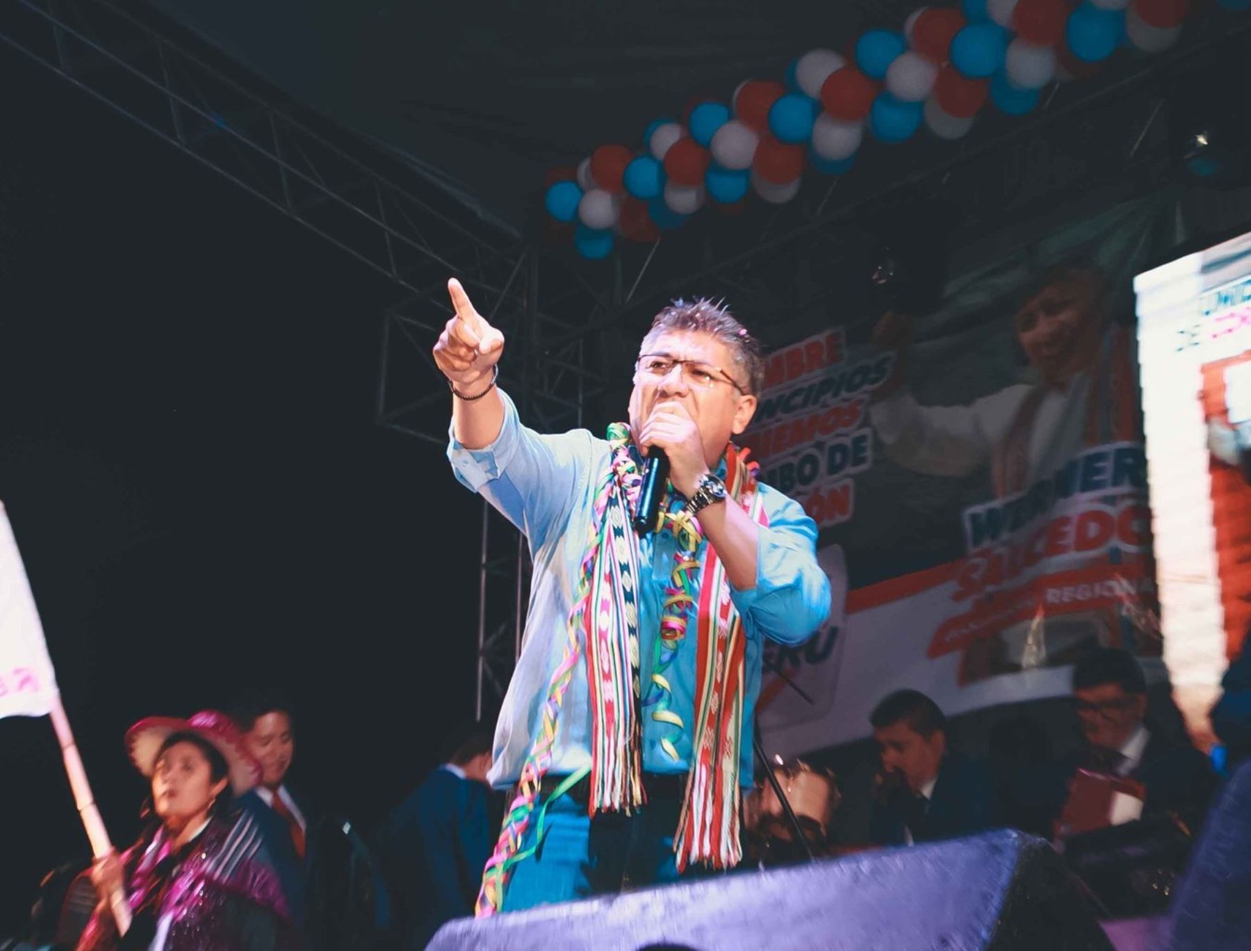 Resultados oficiales de la ONPE confirman elección de Werner Salcedo Álvarez como gobernador regional de Cusco para el período 2023-2026.