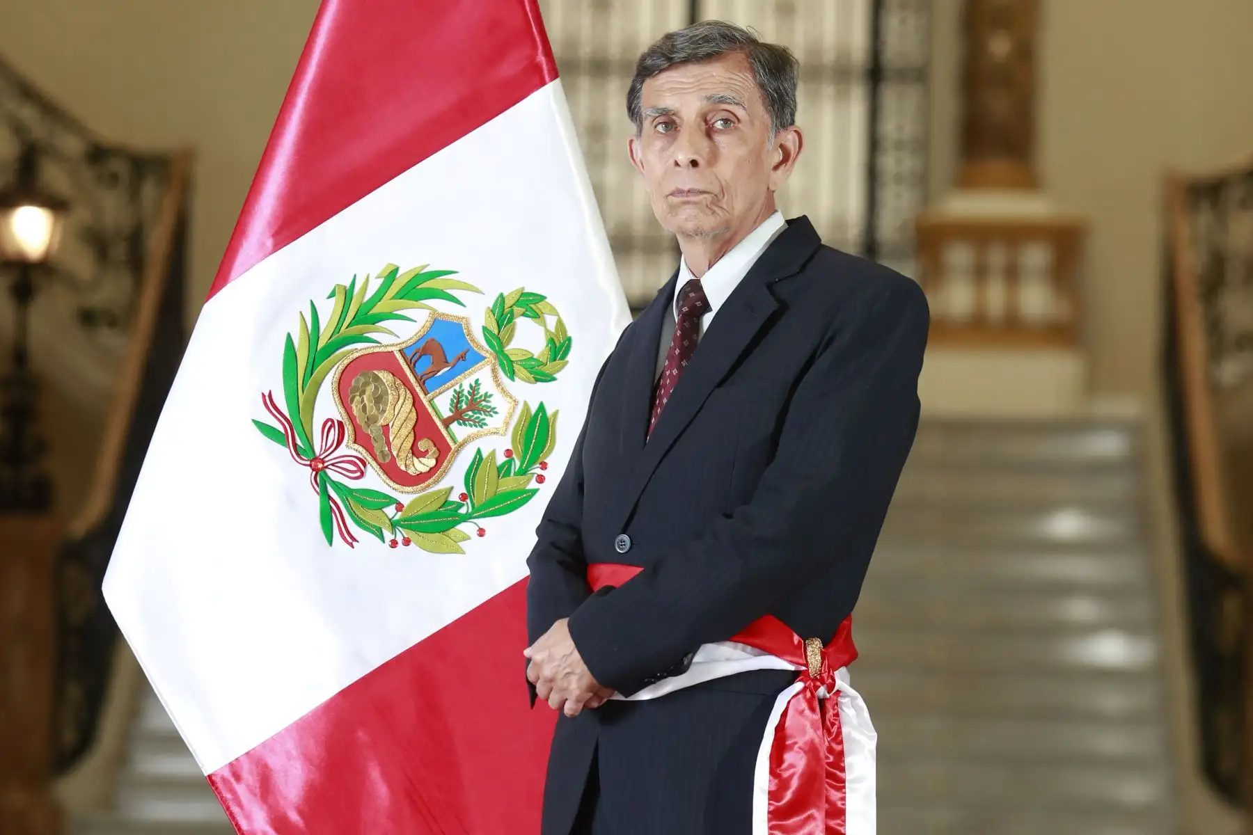 Presidente de la República, Pedro Castillo, tomó juramento al nuevo ministro de Defensa

Foto: ANDINA/Prensa Presidencia