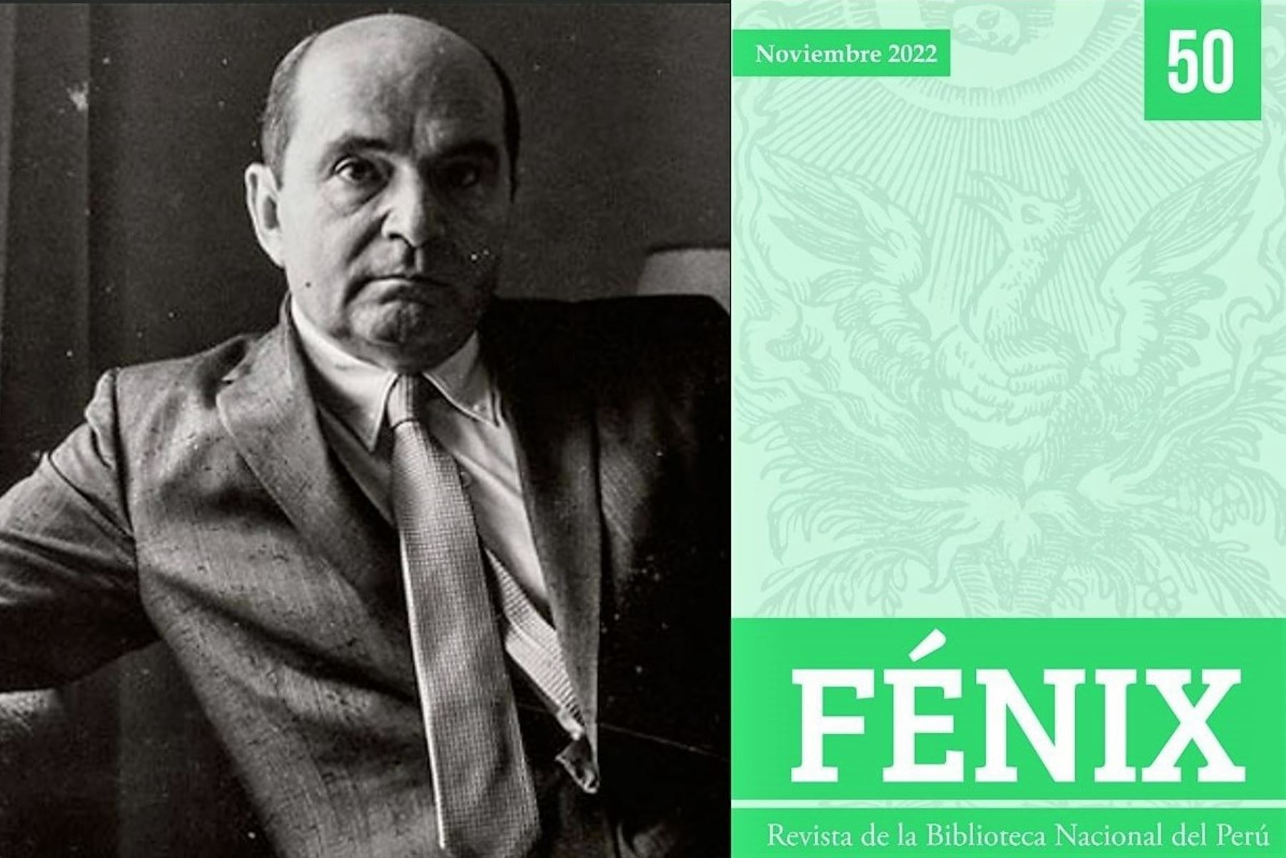 La revista Fénix comenzó a circular en 1944, en la gestión del historiador Jorge Basadre. Imagen: Difusión BNP.