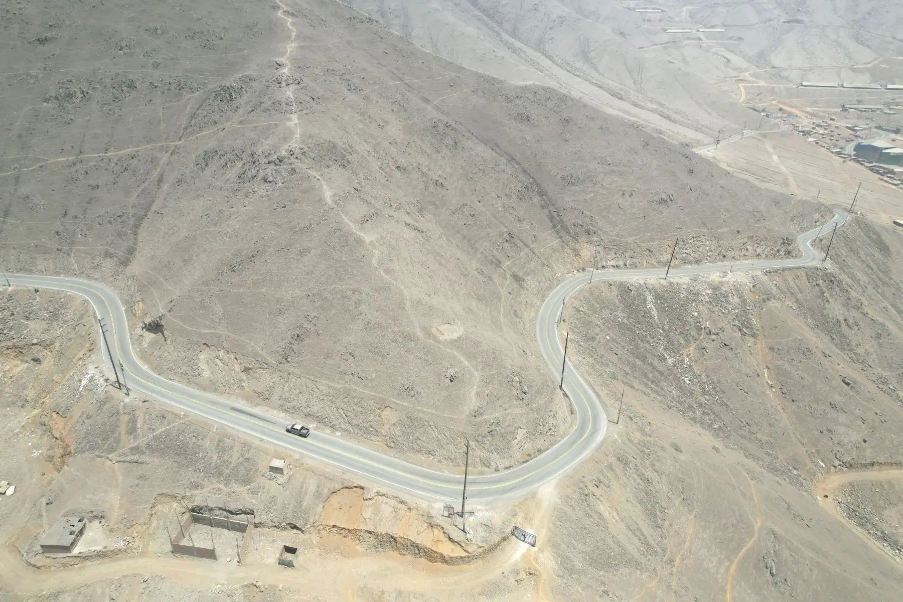 Se trata de una vía asfaltada que bordea el cerro del distrito de San Antonio de Huarochirí. No hay peaje. Foto:  ANDINA/Daniel Bracamonte