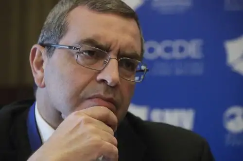 Director de Asuntos Financieros y Empresariales de la OCDE, Carmine Di Noia. ANDINA/Juan Carlos Guzmán