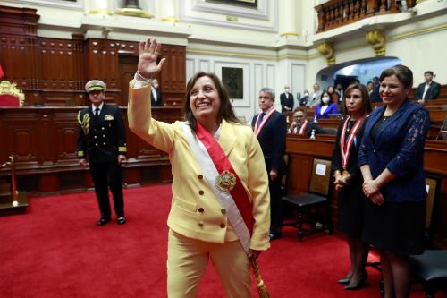 Presidenta de la República, Dina Boluarte. ANDINA/Prensa Presidencia