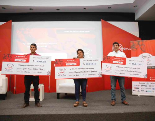 Los mejores cafés especiales de Perú participaron de una subasta internacional organizada por Taza de Excelencia 2022, donde lograron ingresos por más de US$ 300,000. ANDINA/Difusión