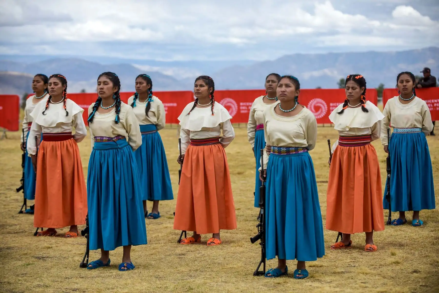 Conmemoración de los 198.° aniversario de la batalla de Ayacucho, gesta en la que el Ejército Unido Libertador del Perú puso fin de manera victoriosa a las campañas terrestres de la guerra de independencia. Foto: Bicentenario