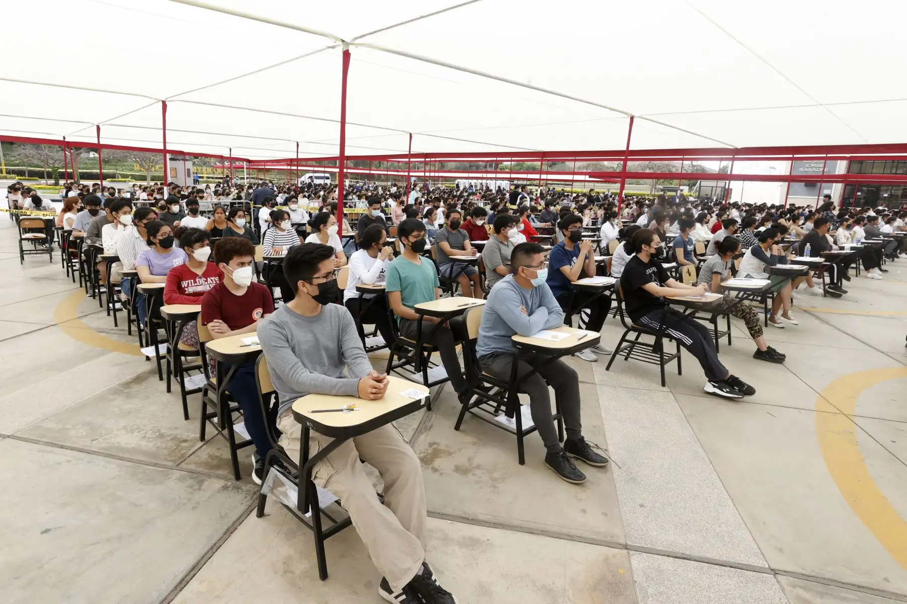 Examen de admisión en Universidad Mayor de San Marcos Foto: ANDINA/Vidal Tarqui