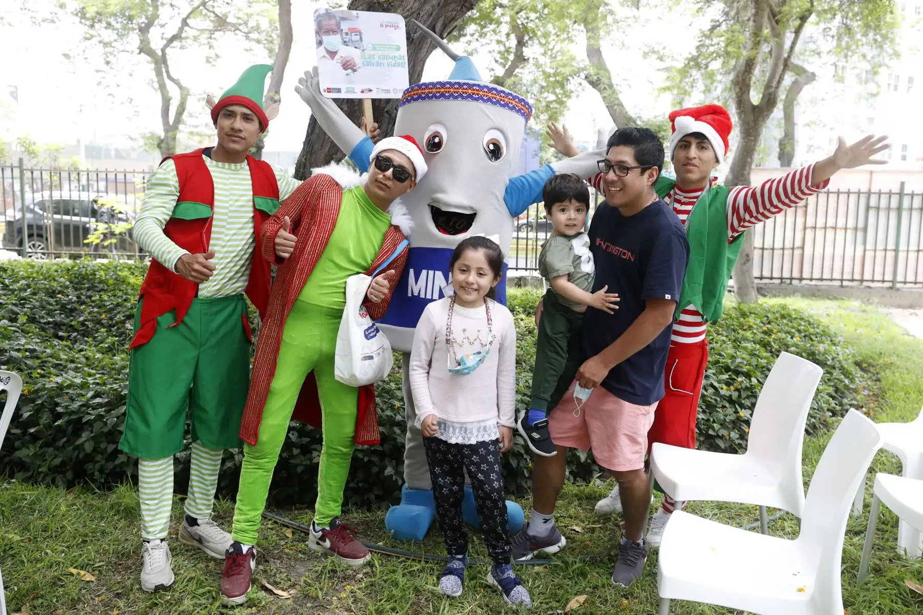Misterio de Salud realiza  lanzamiento del “Vacuna Noel Navideño" en el Campo de Marte de Jesús María. Foto: ANDINA/Vidal Tarqui