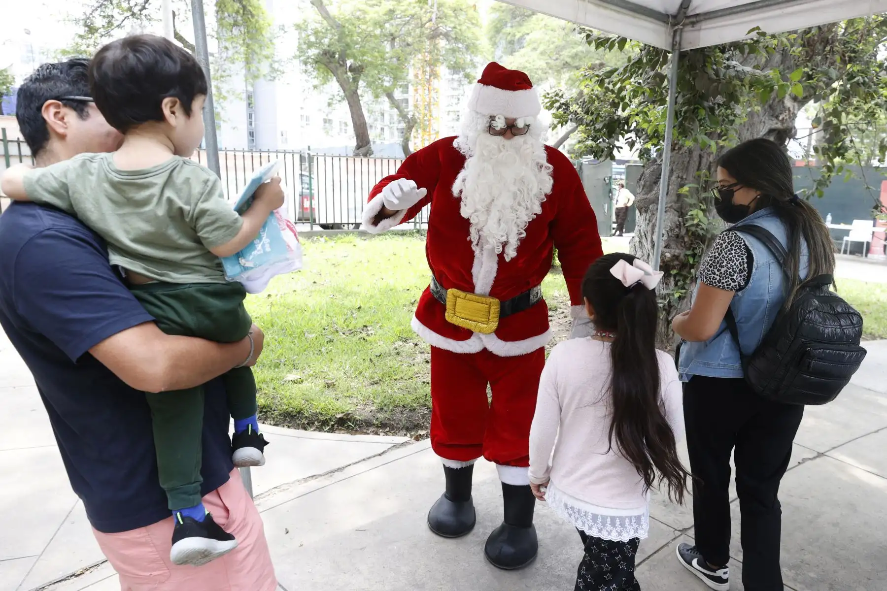 Misterio de Salud realiza  lanzamiento del “Vacuna Noel Navideño" en el Campo de Marte de Jesús María. Foto: ANDINA/Vidal Tarqui