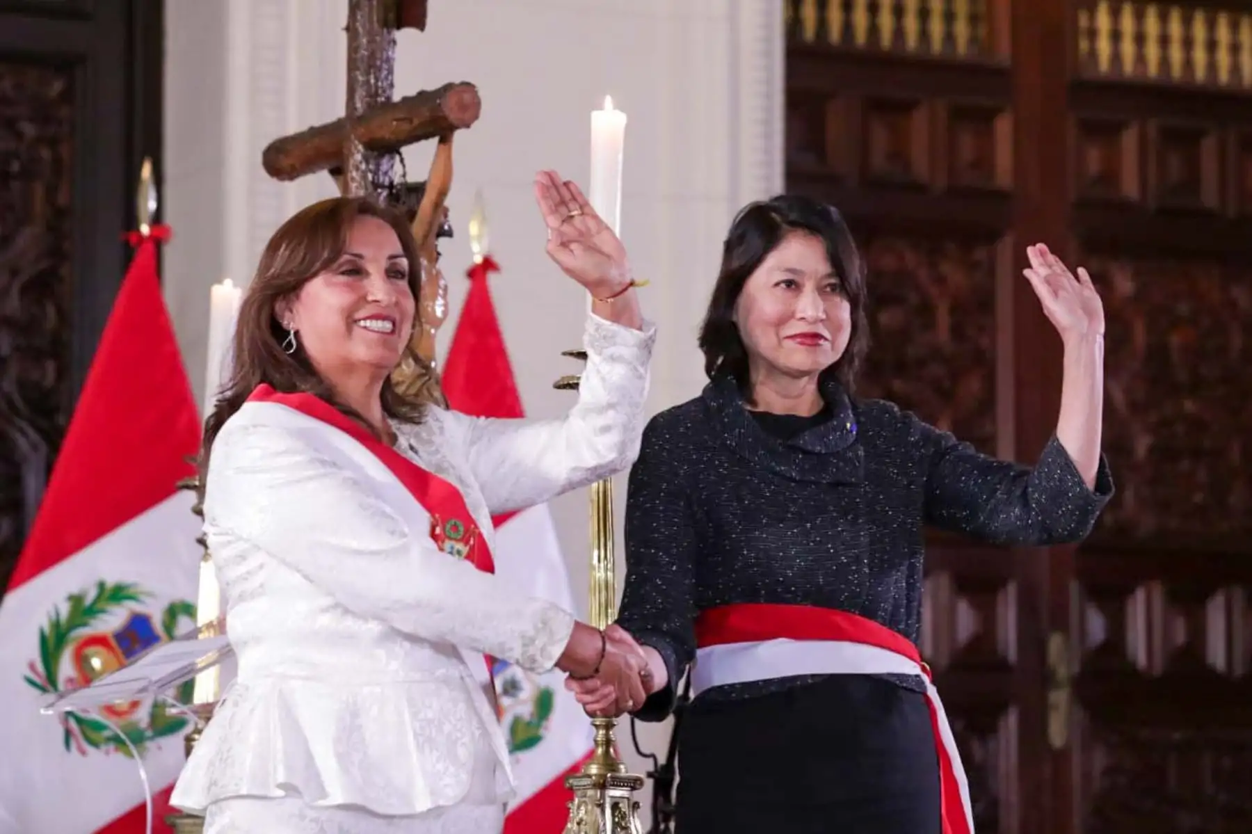 Ana Cecilia Gervasi juró como ministra de Relaciones Exteriores en el año 2022. Foto: PCM