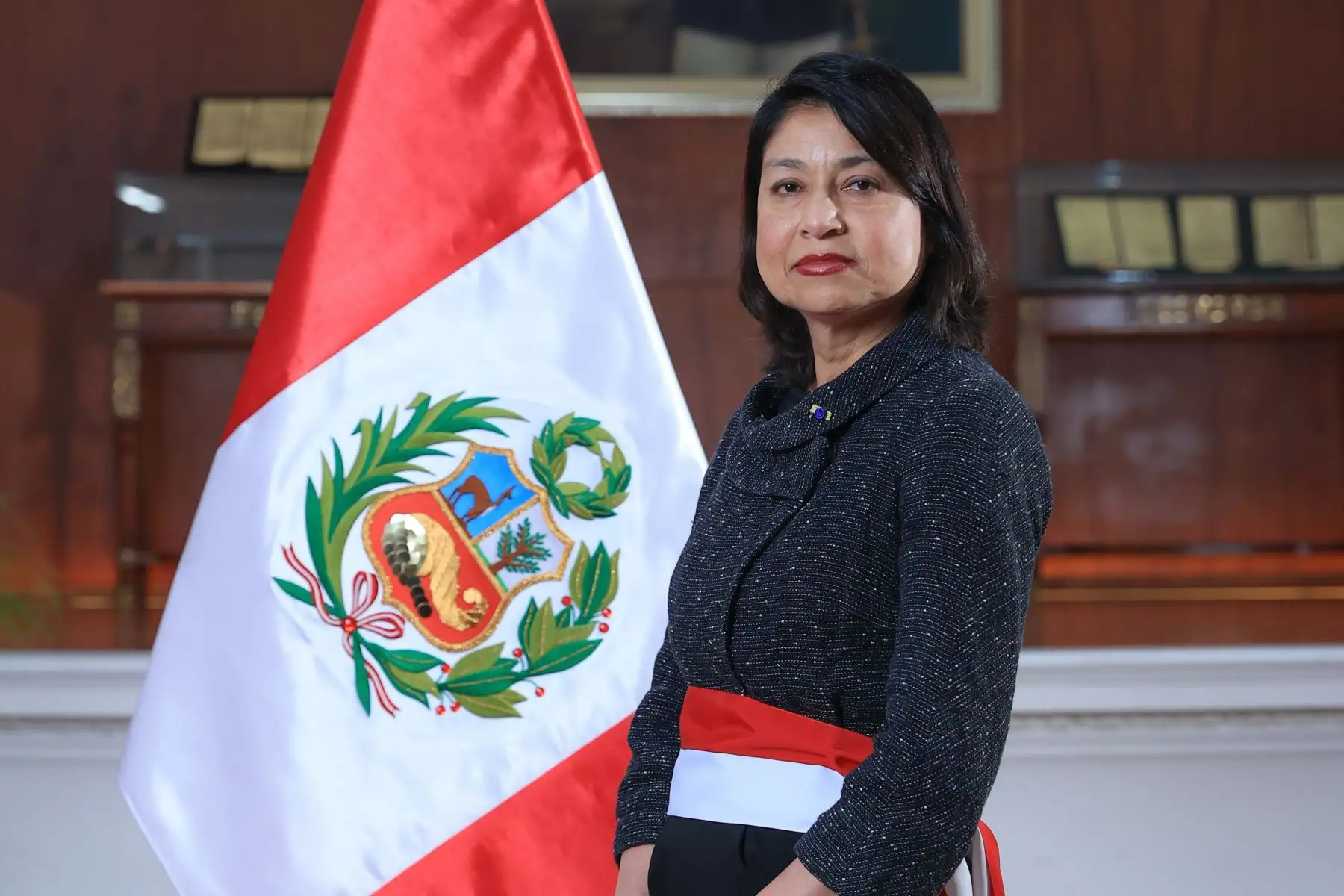 Ana Cecilia Gervasi jura como ministra de Relaciones Exteriores. Foto: ANDINA/Presidencia Perú