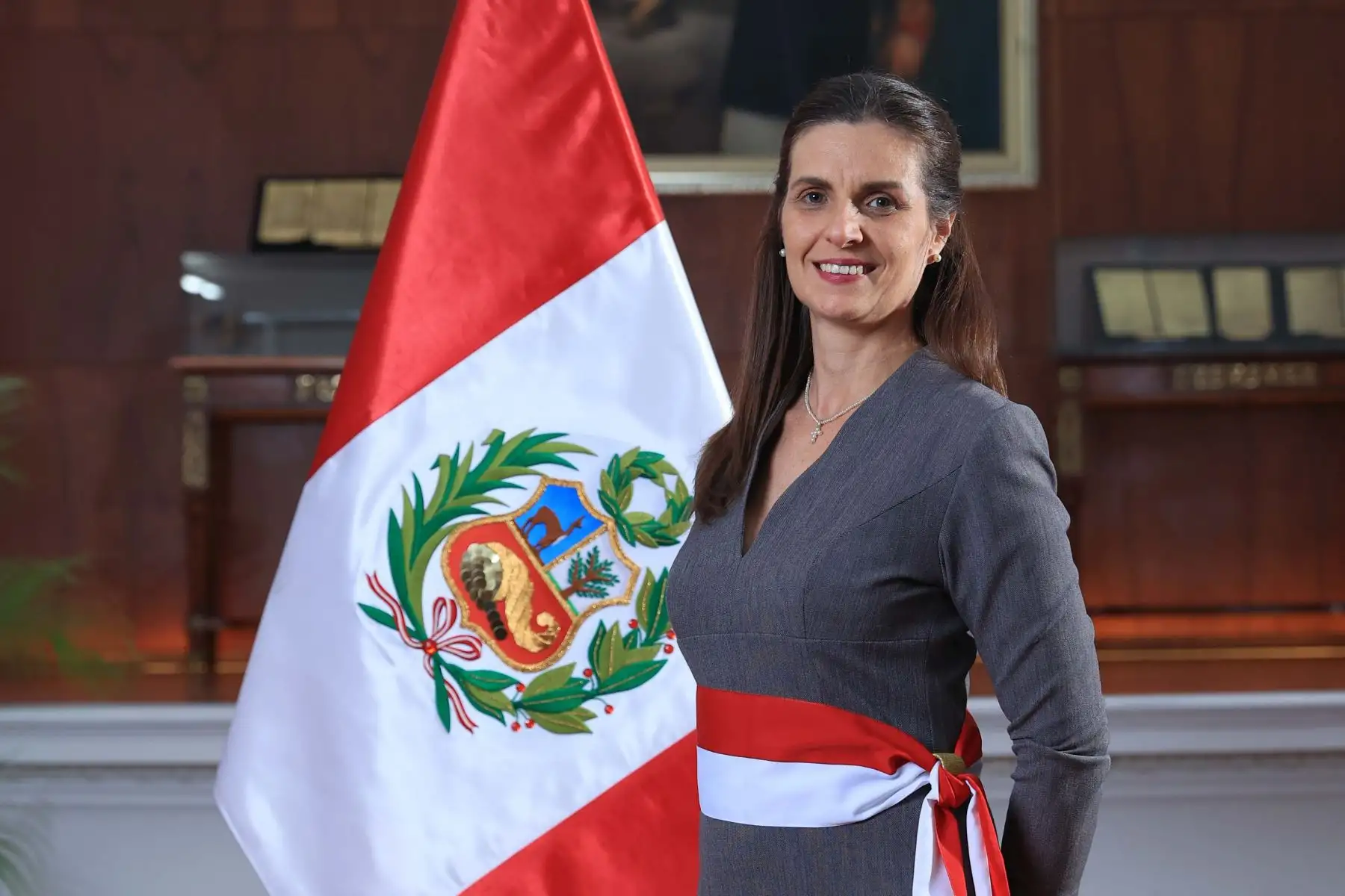 Hania Pérez de Cuéllar juró como ministra de Vivienda, Construcción y Saneamiento. Foto: ANDINA/Presidencia Perú
