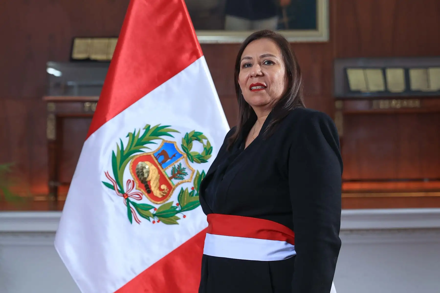 Nelly Paredes del Castillo juró como ministra de Desarrollo Agrario y Riego. Foto: ANDINA/Presidencia Perú