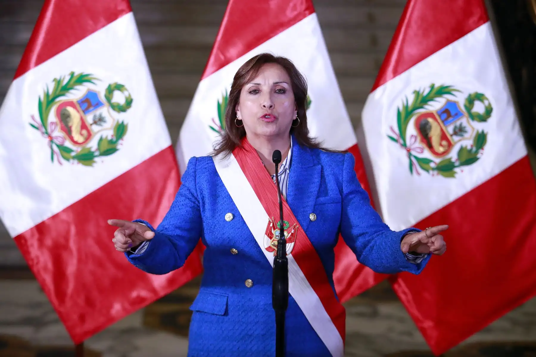 Presidenta de la República, Dina Boluarte, brindó Mensaje a la Nación. Foto: ANDINA/Presidencia Perú
